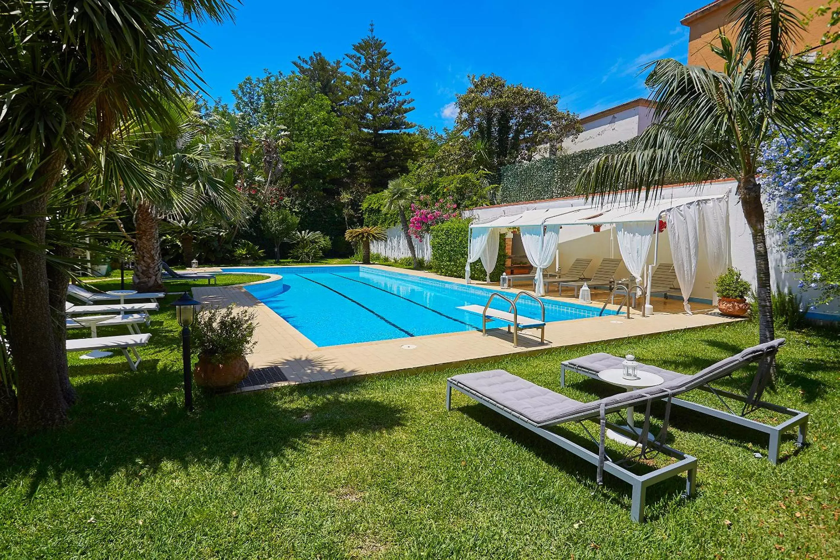 Garden, Swimming Pool in B&b Mondello Resort