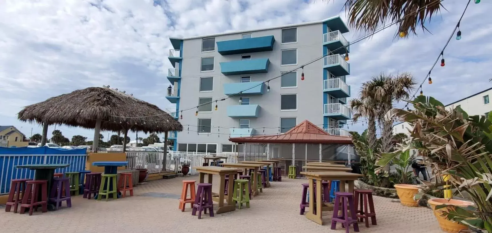 Patio in Fountain Beach Resort - Daytona Beach