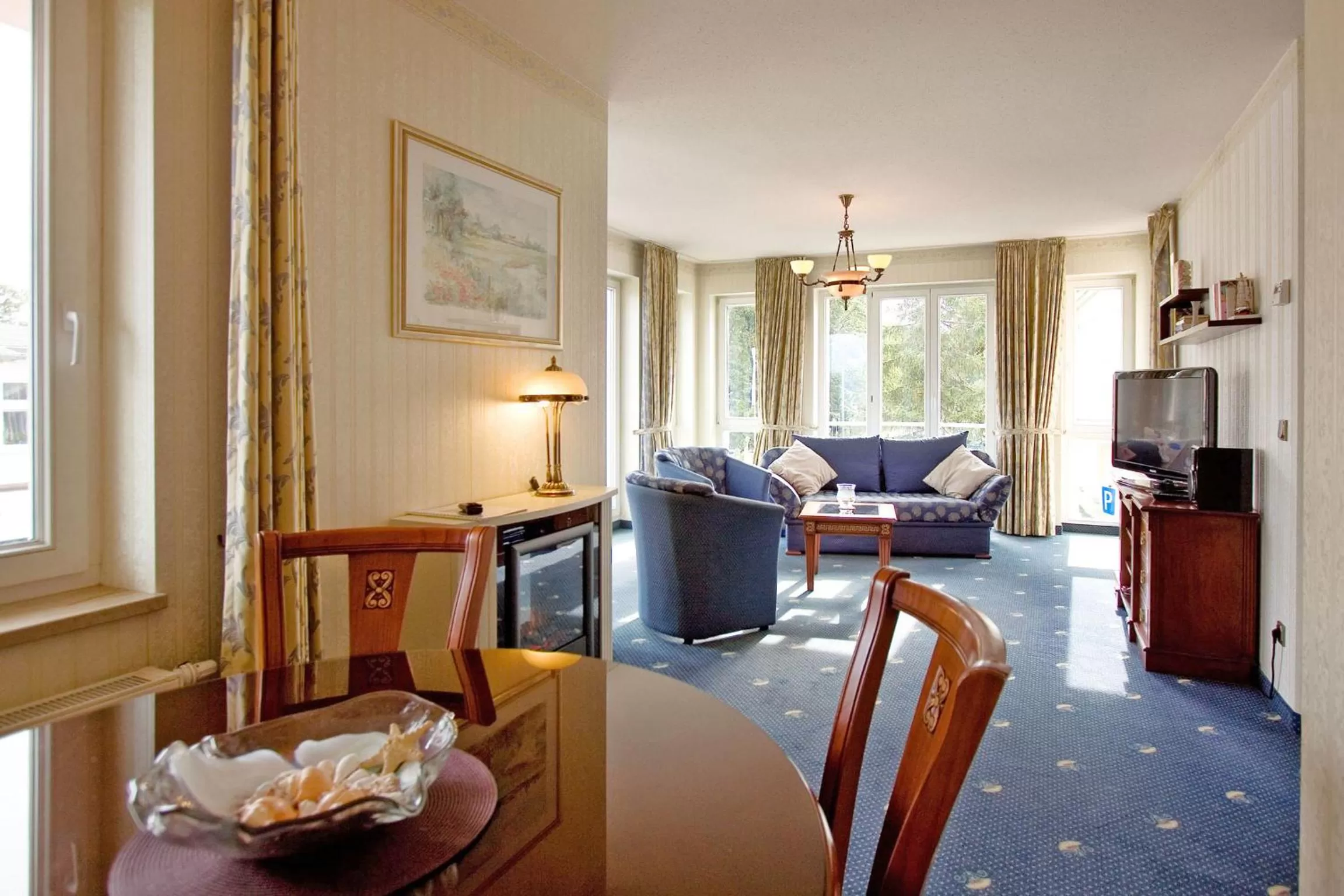 Seating area in SEETELHOTEL Ostseeresidenz Ahlbeck