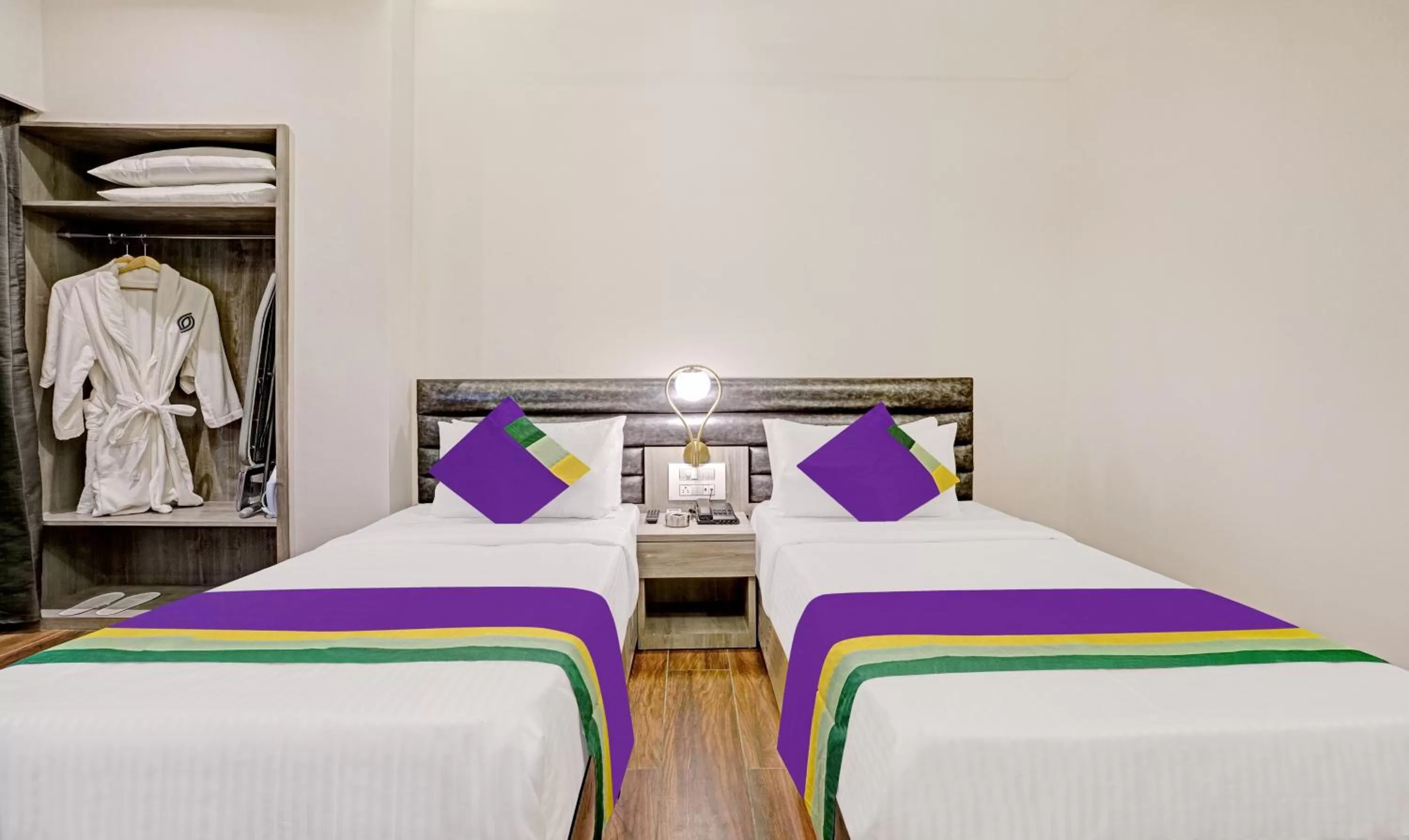 Bedroom, Bed in Treebo Premium Widlor Boutique