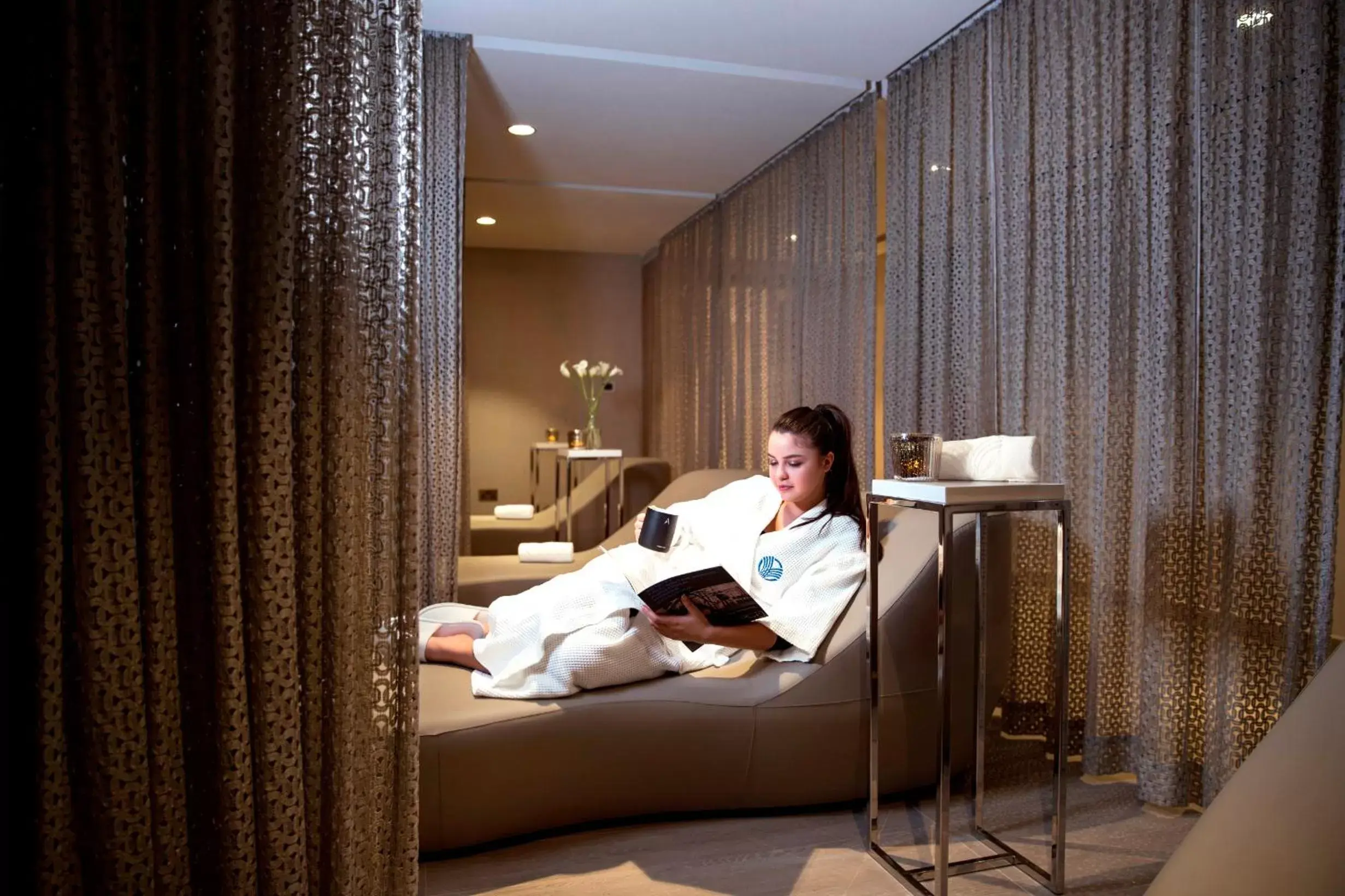 Spa and wellness centre/facilities, Bed in Al Maha Arjaan by Rotana Spa and wellness centre/facilities, Bed in Al Maha Arjaan by Rotana
