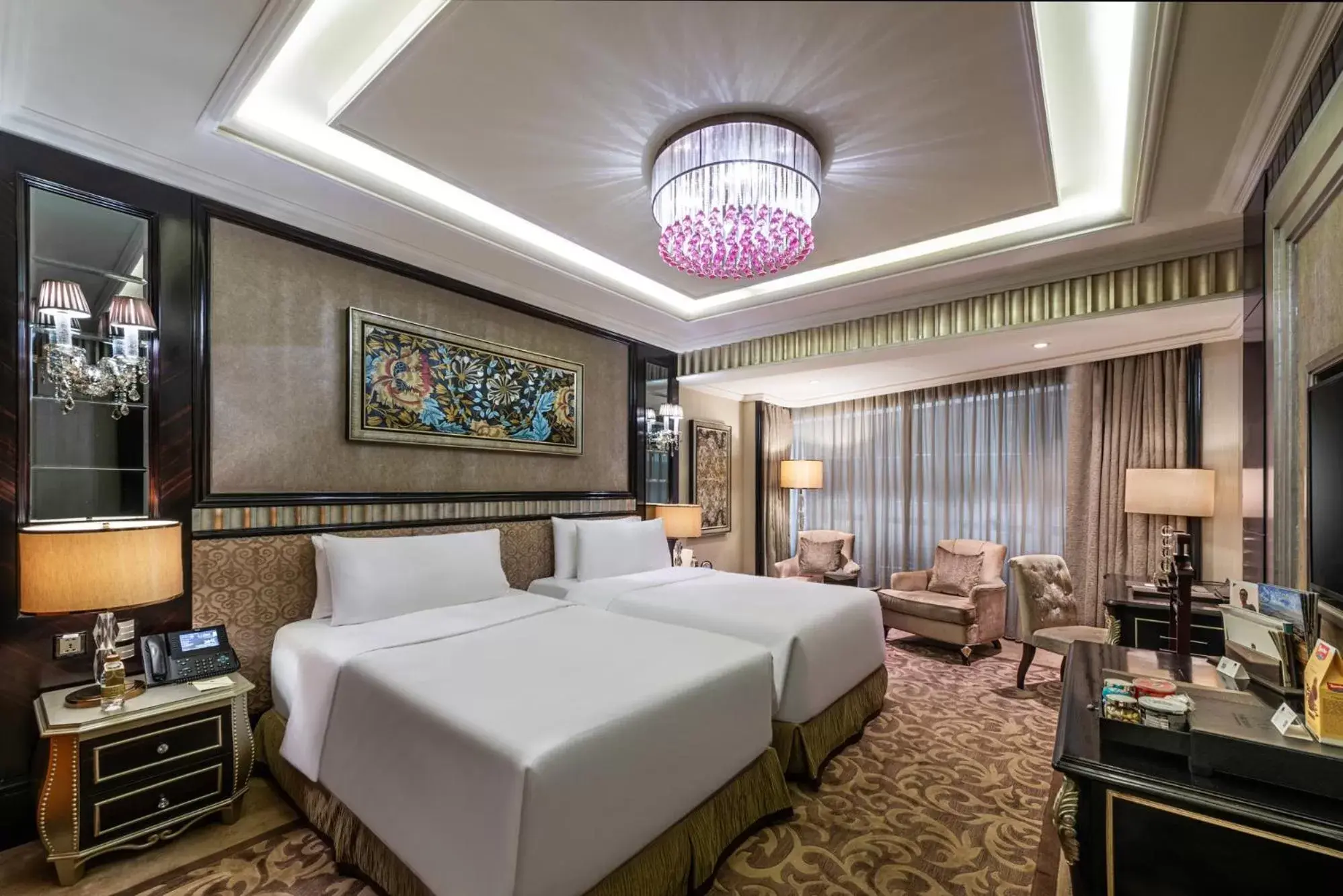 Bed in Narcissus Riyadh Hotel & Spa