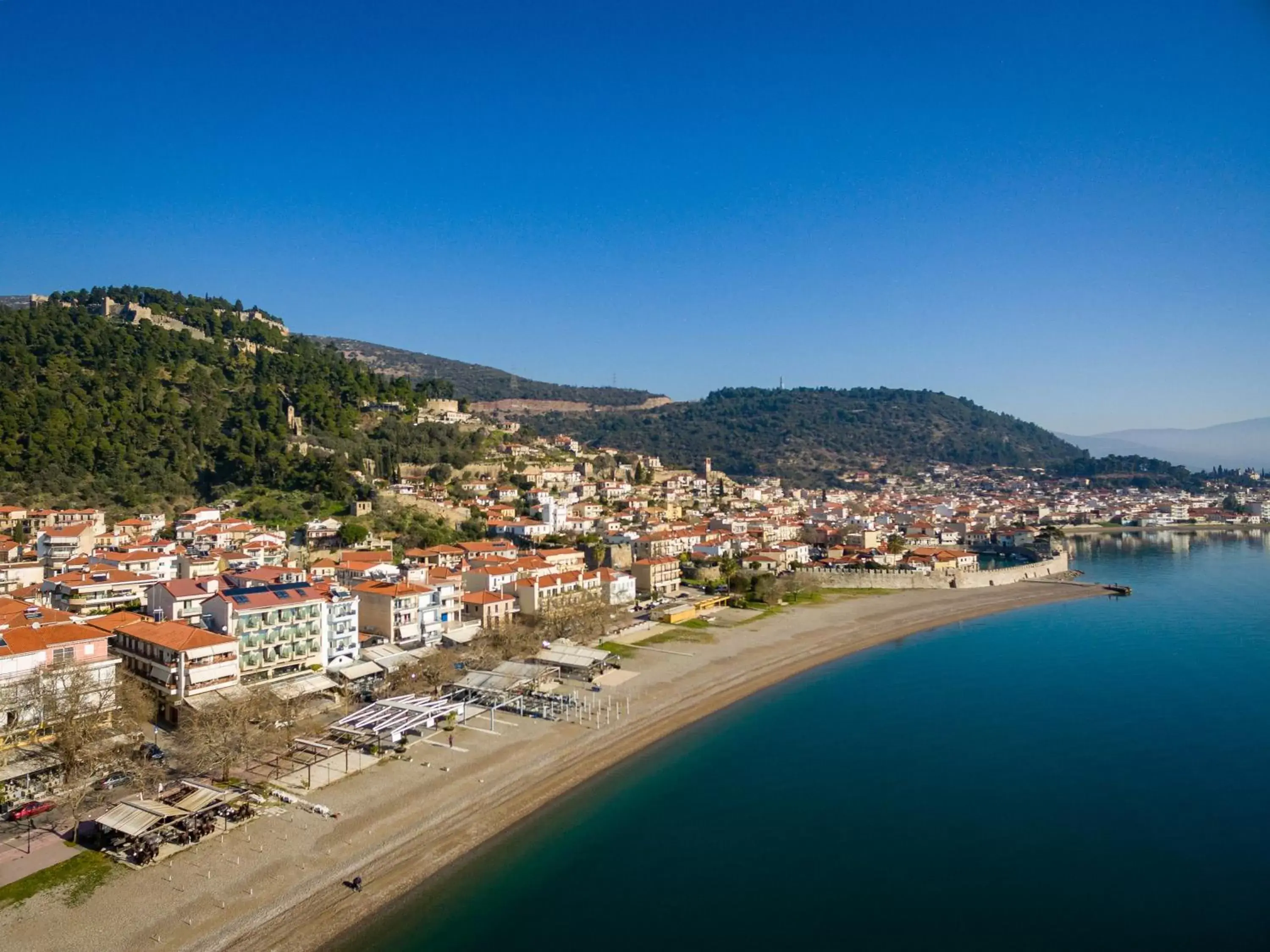 Beach, Bird's-eye View in Nafs Hotel