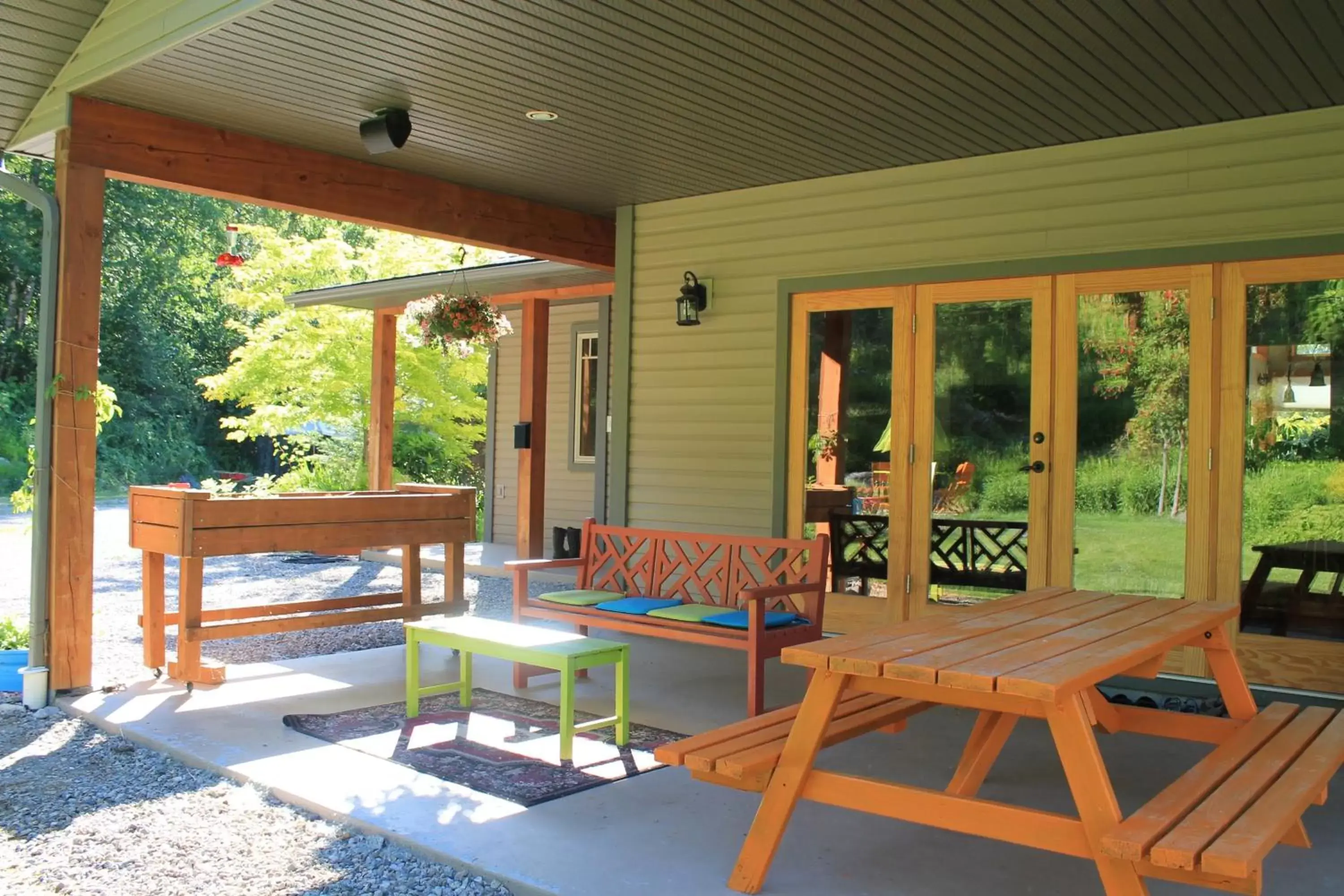 Patio in Windborne Bed & Breakfast