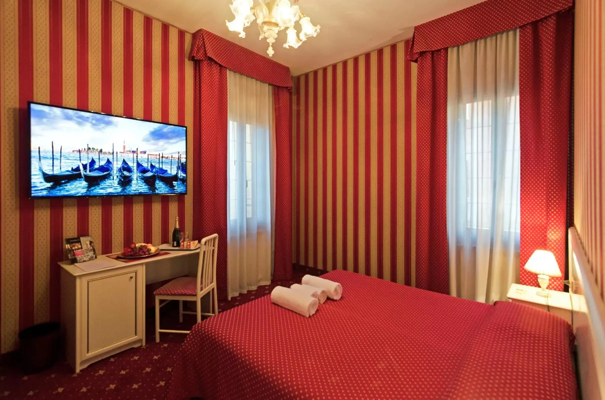 Bedroom, TV/Entertainment Center in Messner Palace