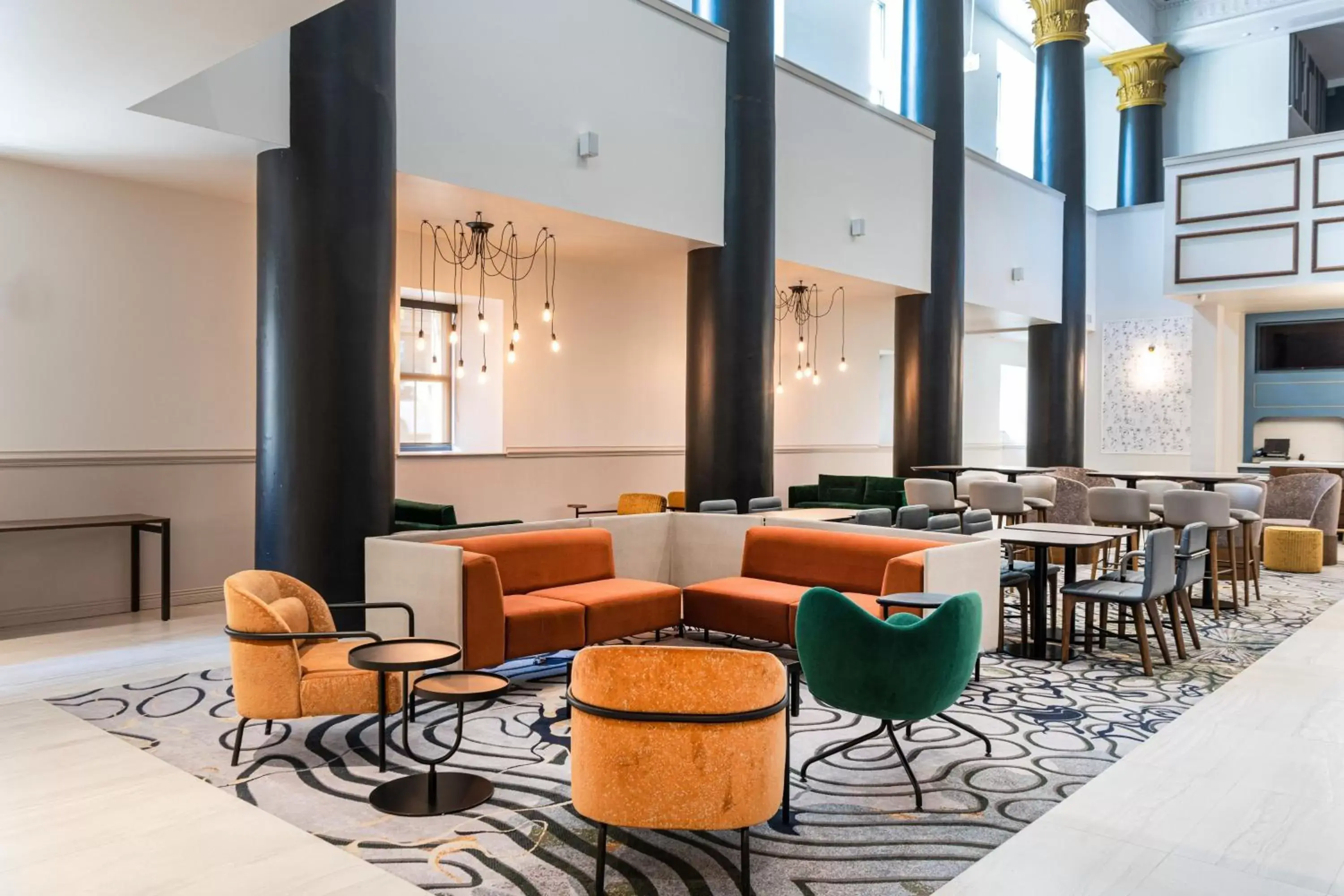 Lobby or reception, Lounge/Bar in SpringHill Suites by Marriott Baltimore Downtown Convention Center Area
