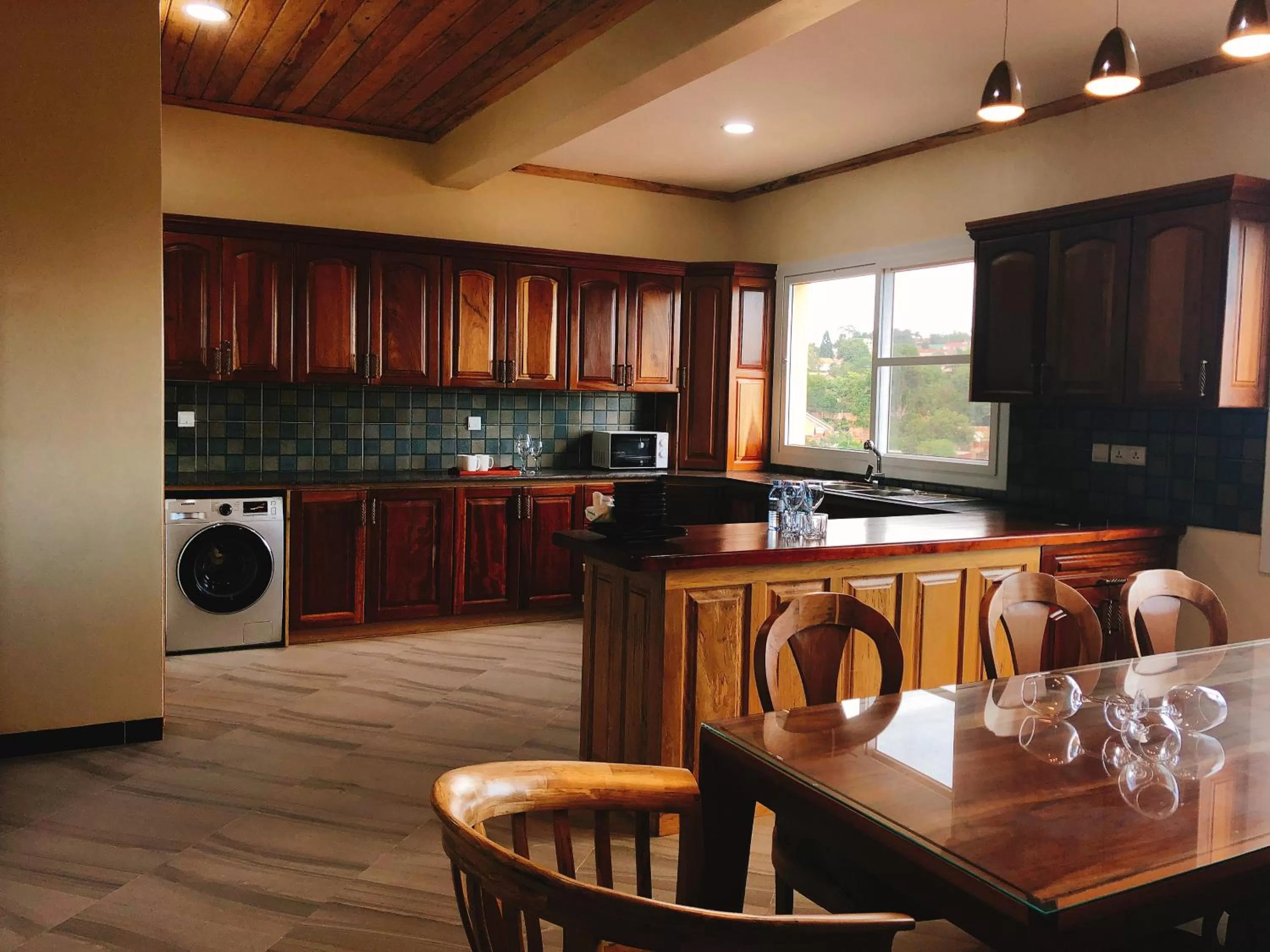 Kitchen or kitchenette in Hotel Duomo and Suites