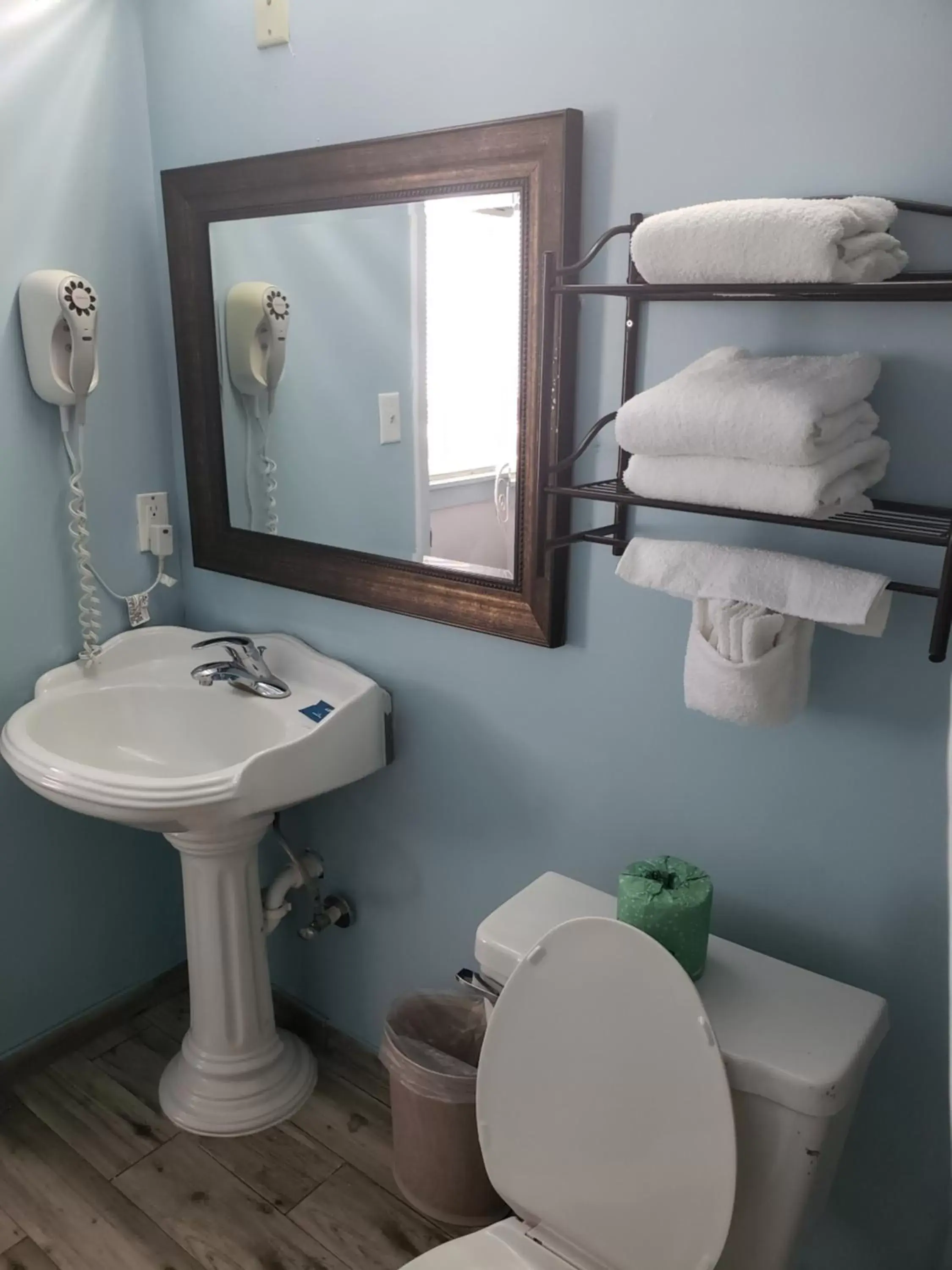 Bathroom in Topaz Motel - Flagler Beach