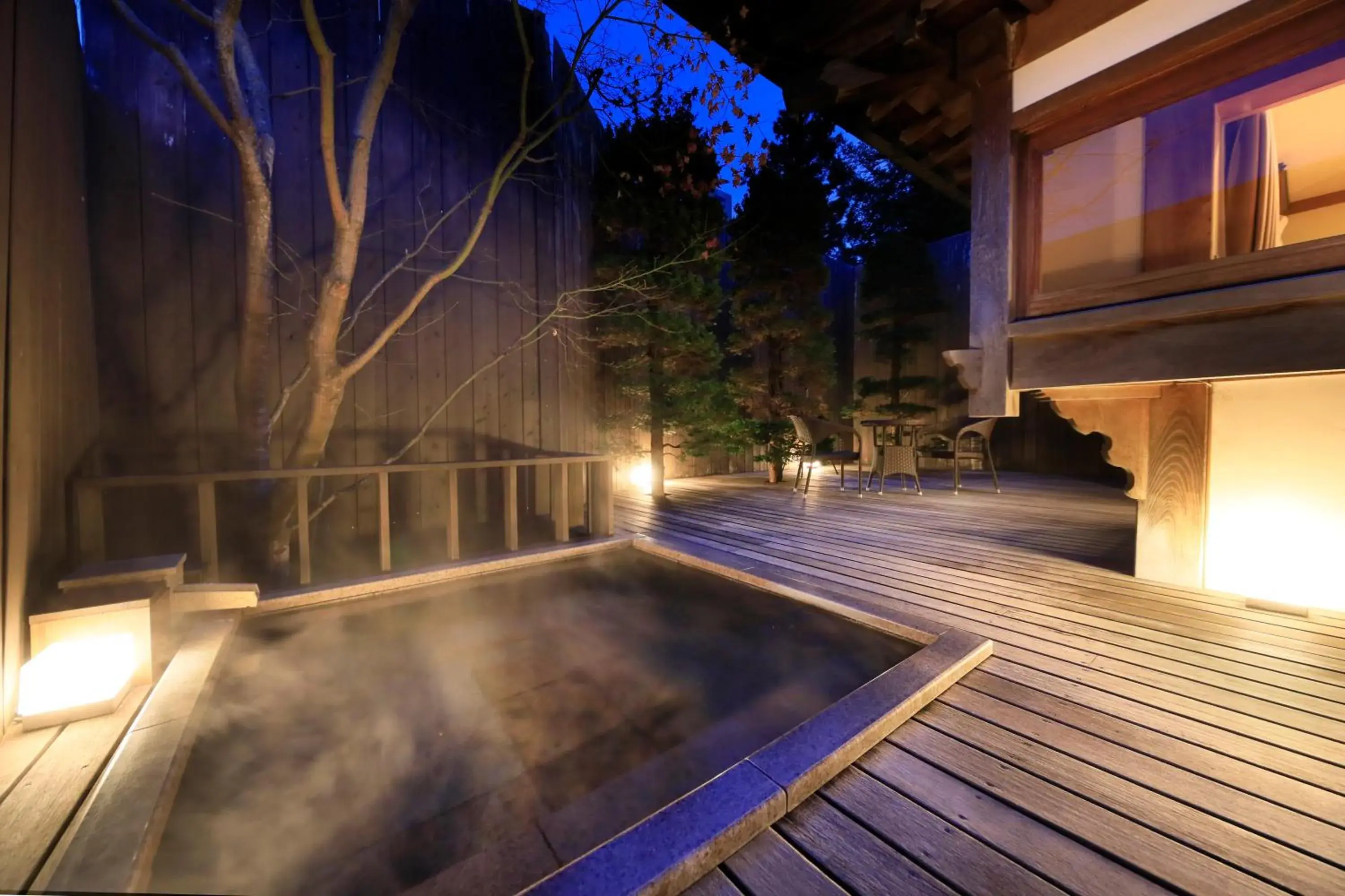 Open Air Bath, Swimming Pool in Fuji Onsenji Yumedono