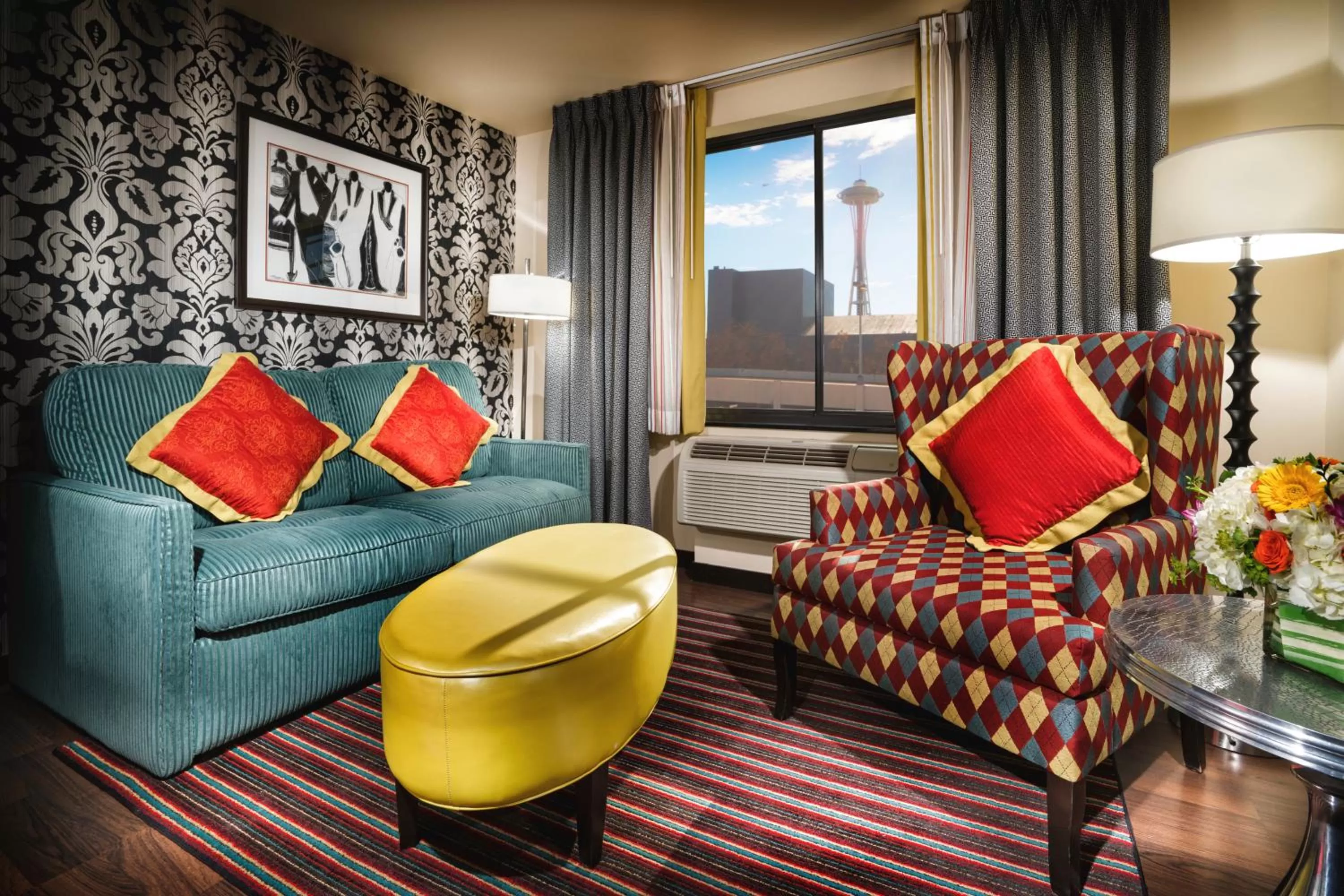 Seating area in Staypineapple, The Maxwell Hotel, Seattle Center Seattle