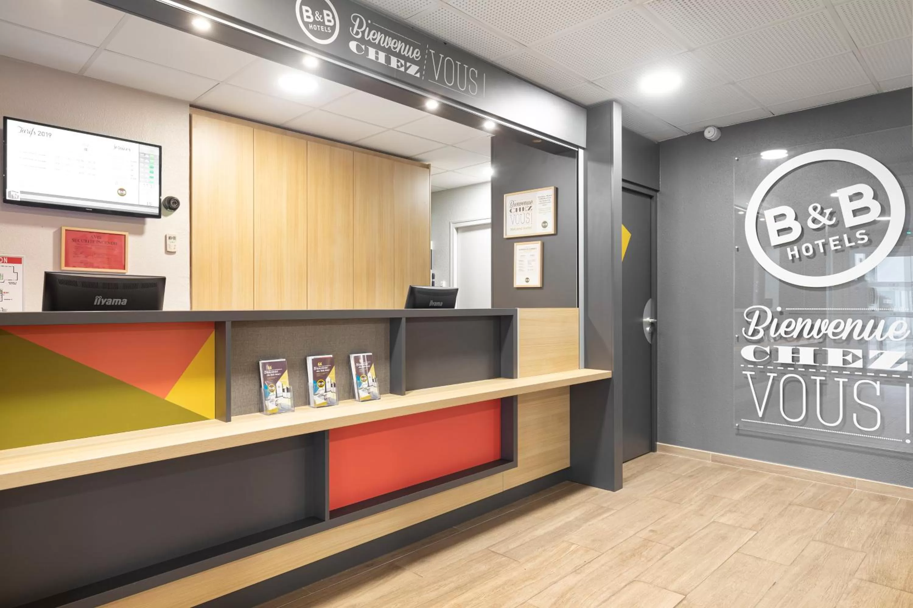 Lobby or reception in B&B HOTEL Lyon Centre Monplaisir