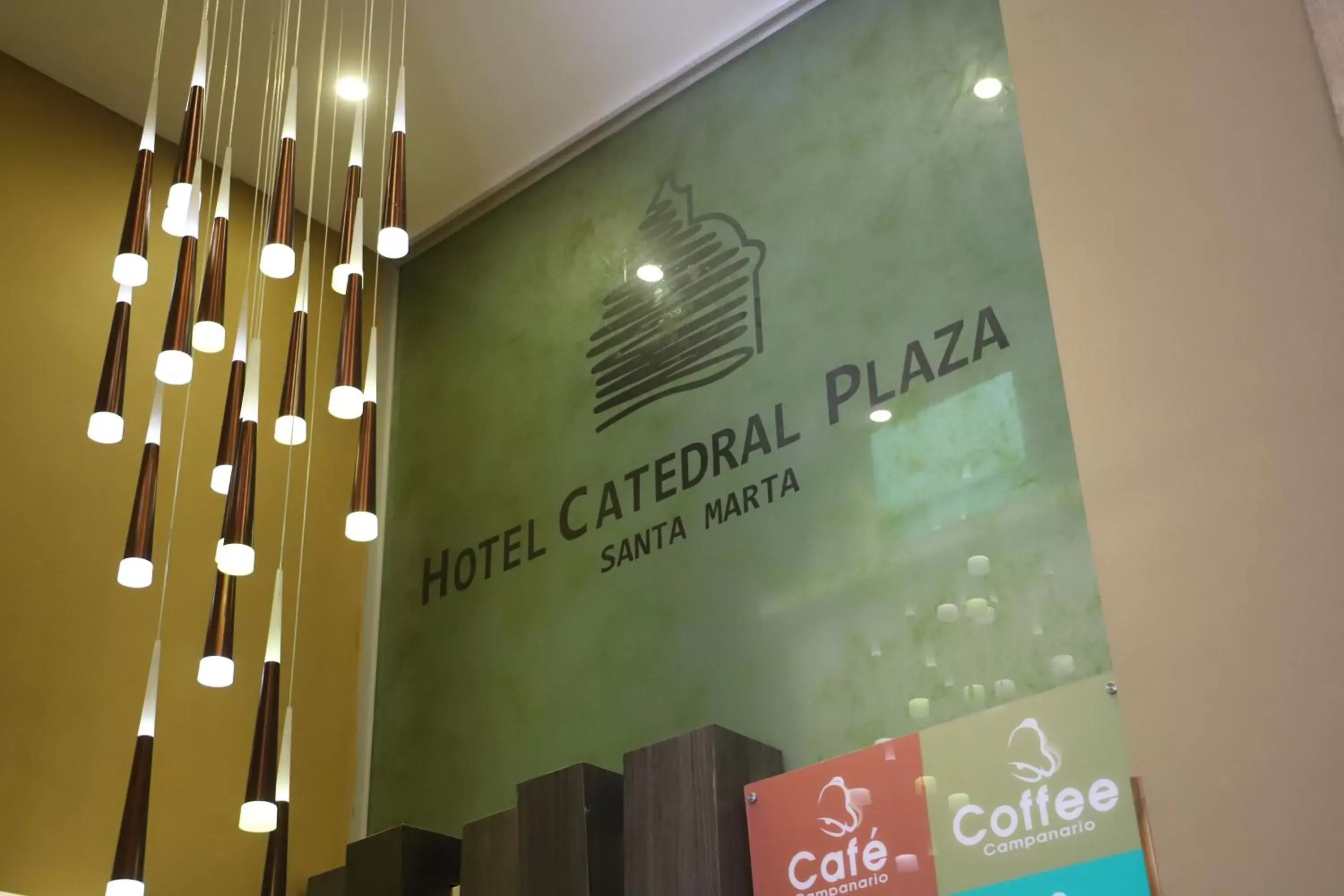 Property logo or sign in Hotel Catedral Plaza