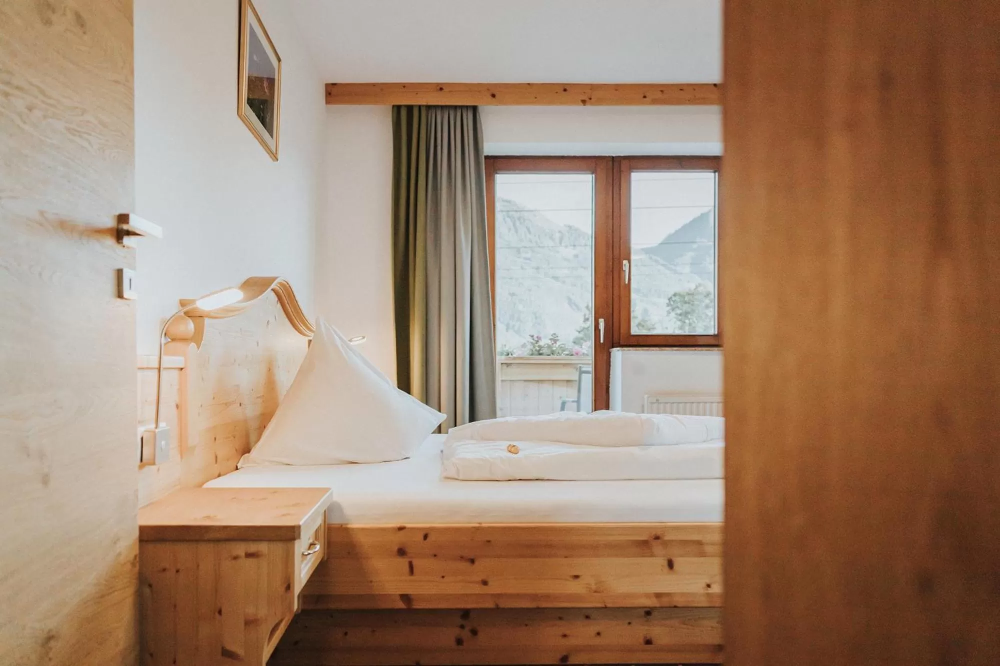 Bed in Hotel Silberfux