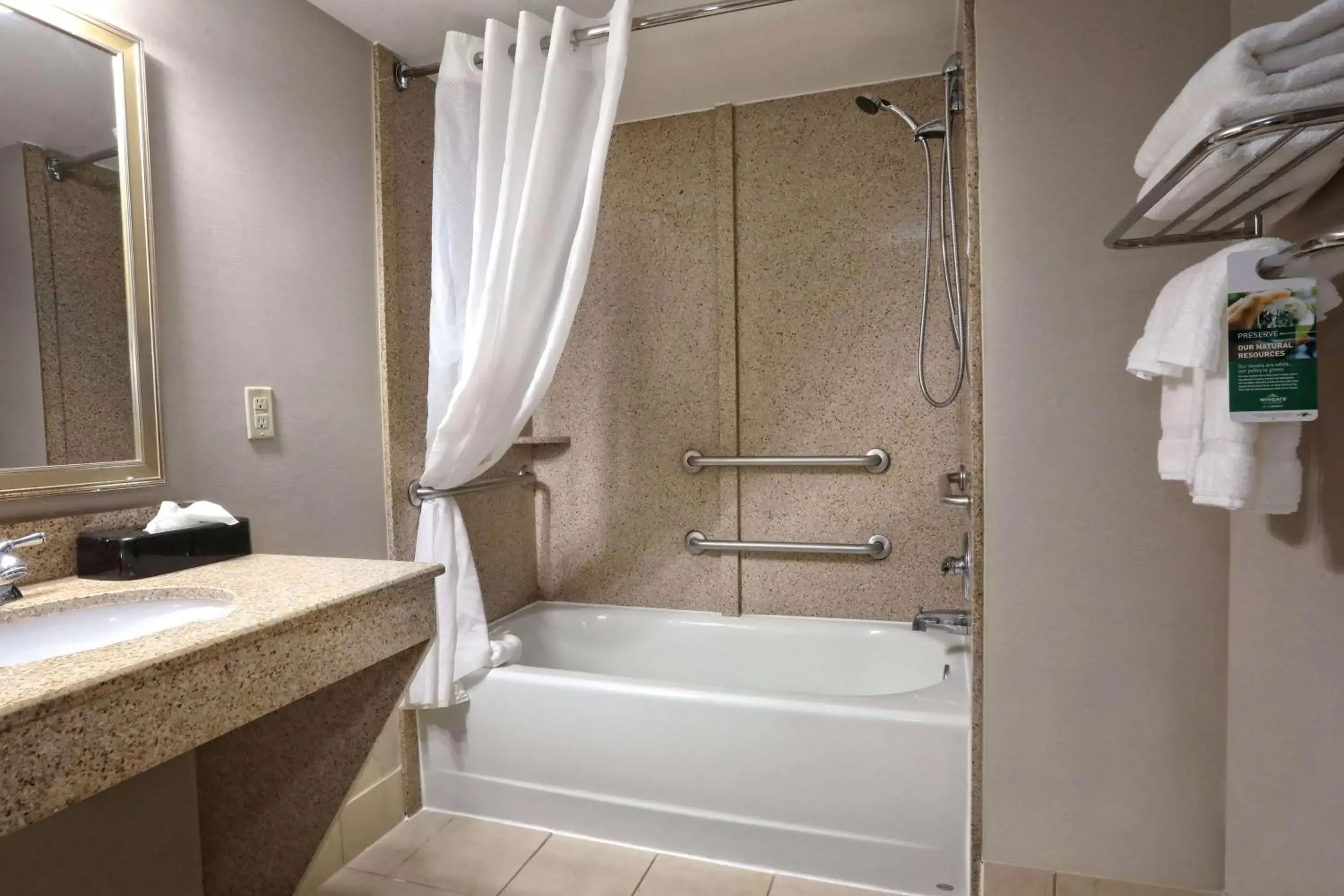 Bathroom in Wingate by Wyndham Savannah Pooler