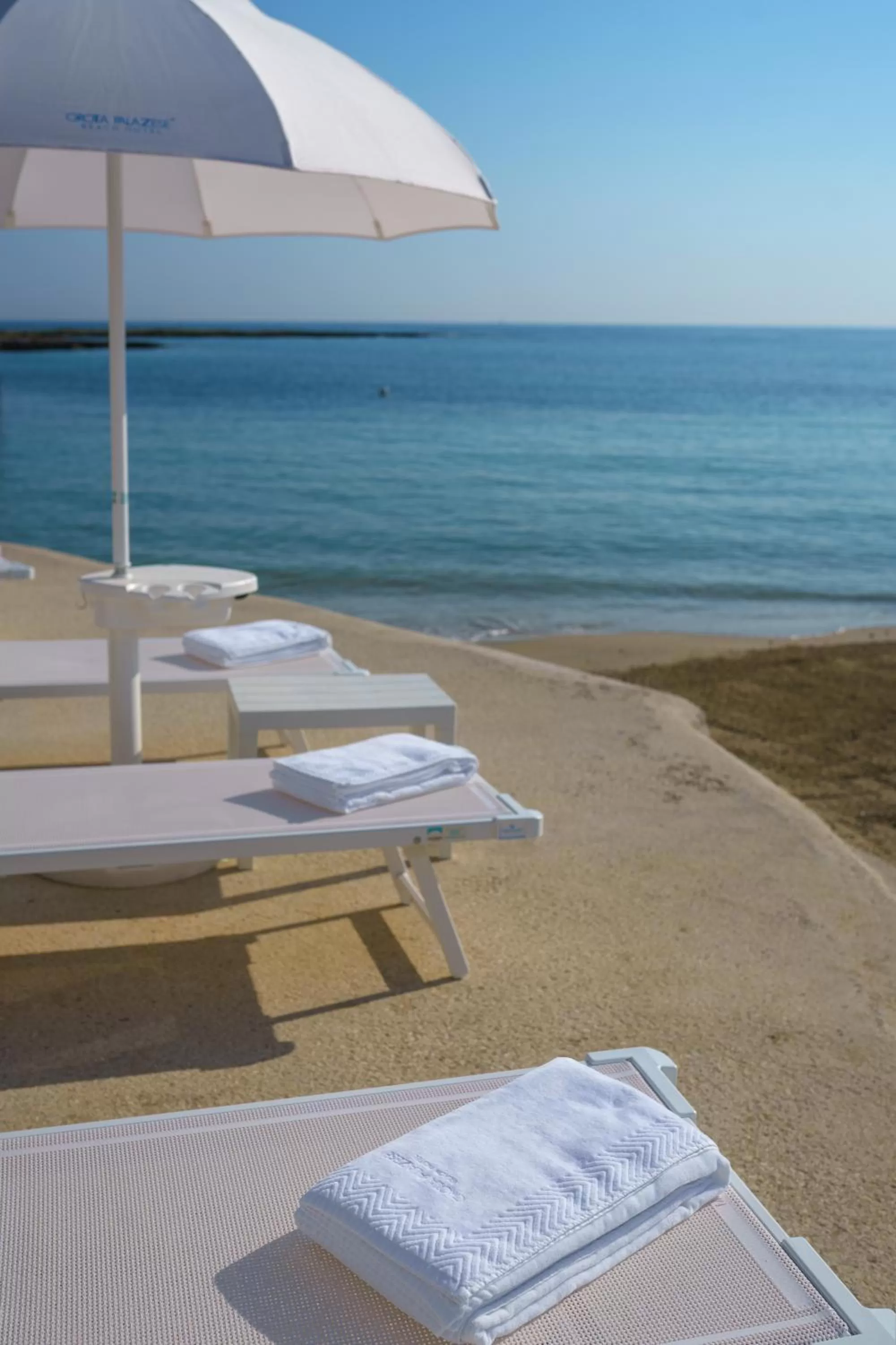 Beach in Grotta Palazzese Beach Hotel