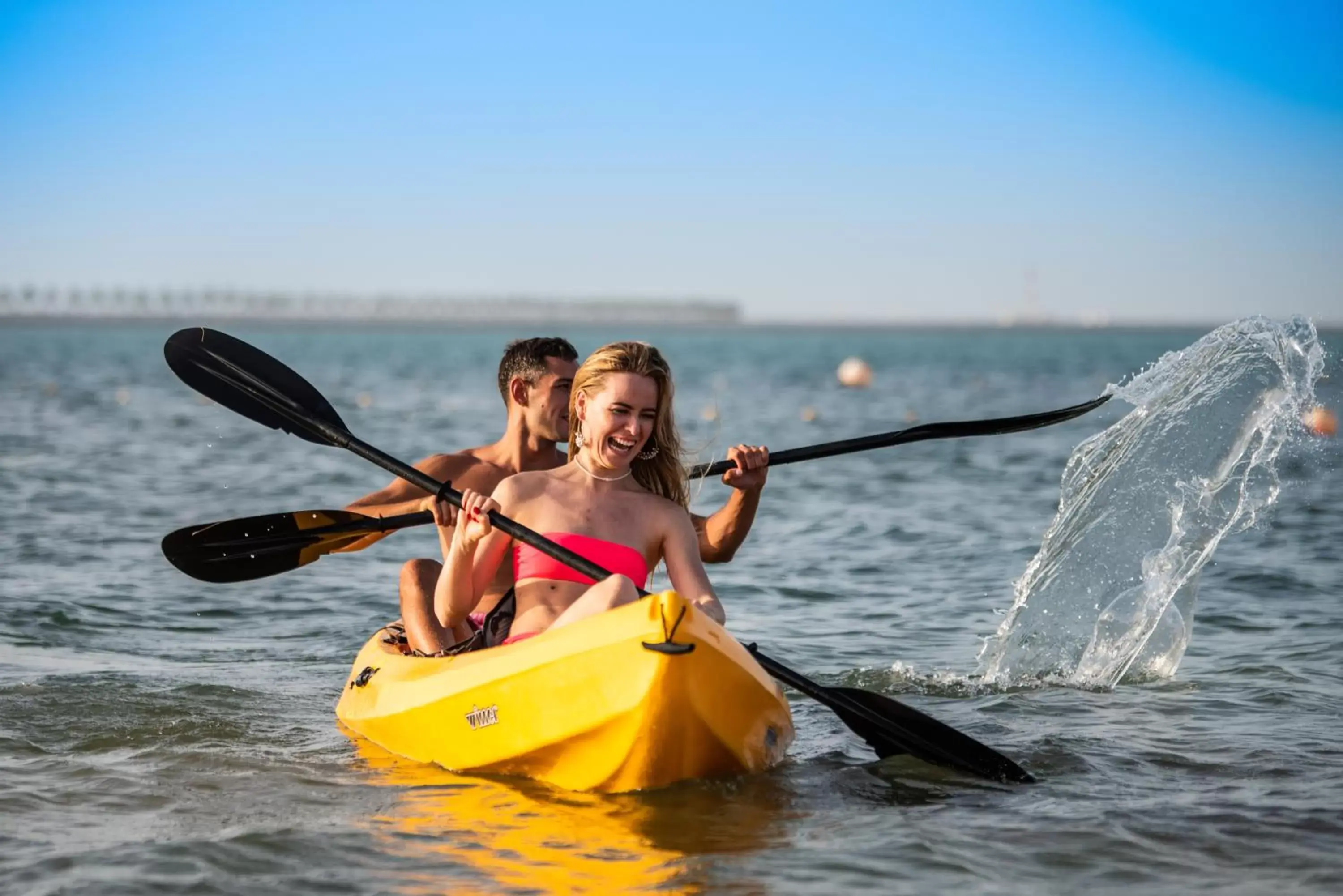 Canoeing in BM Beach Resort