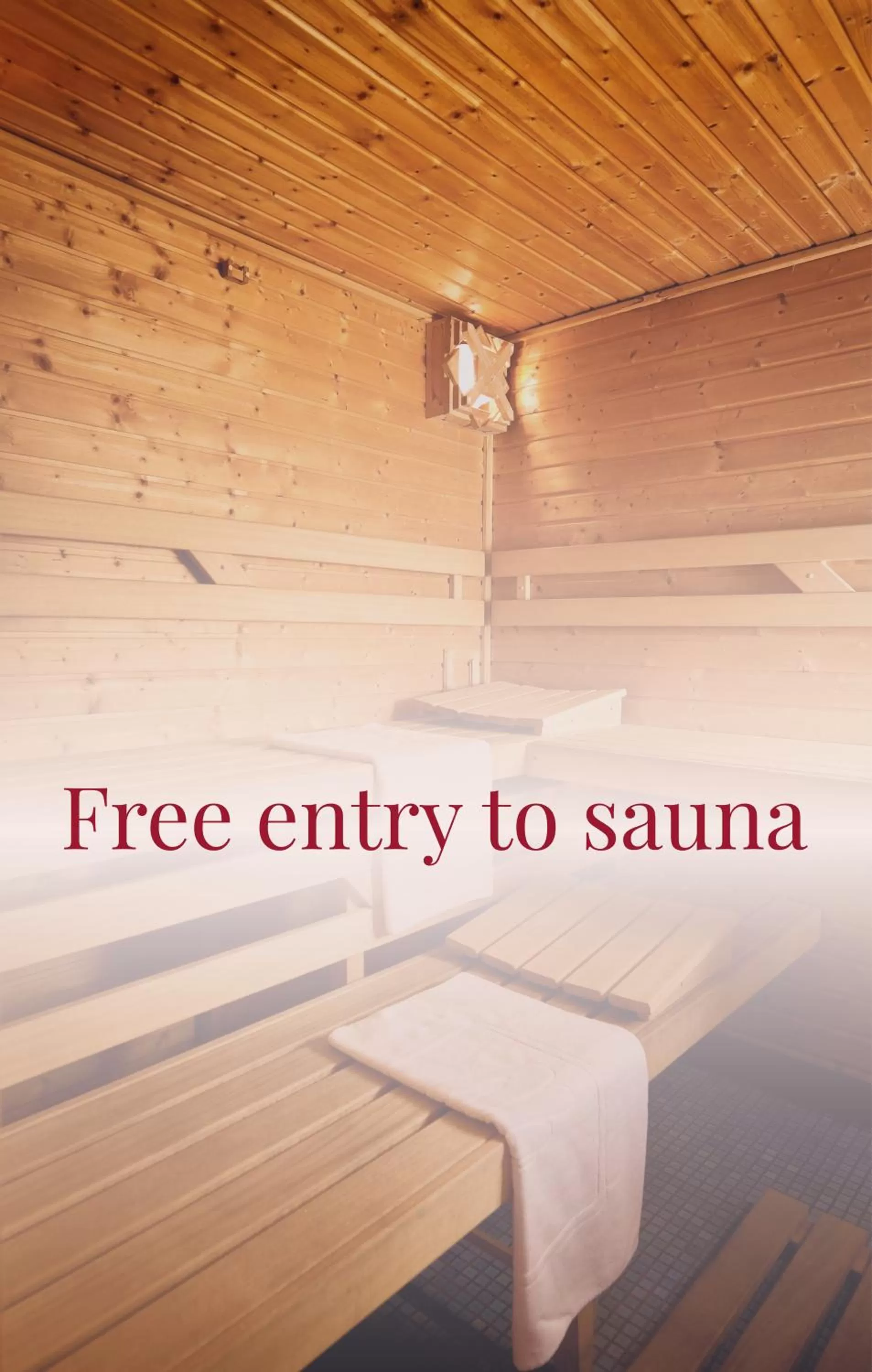 Sauna in Mamaison Residence Belgická Prague