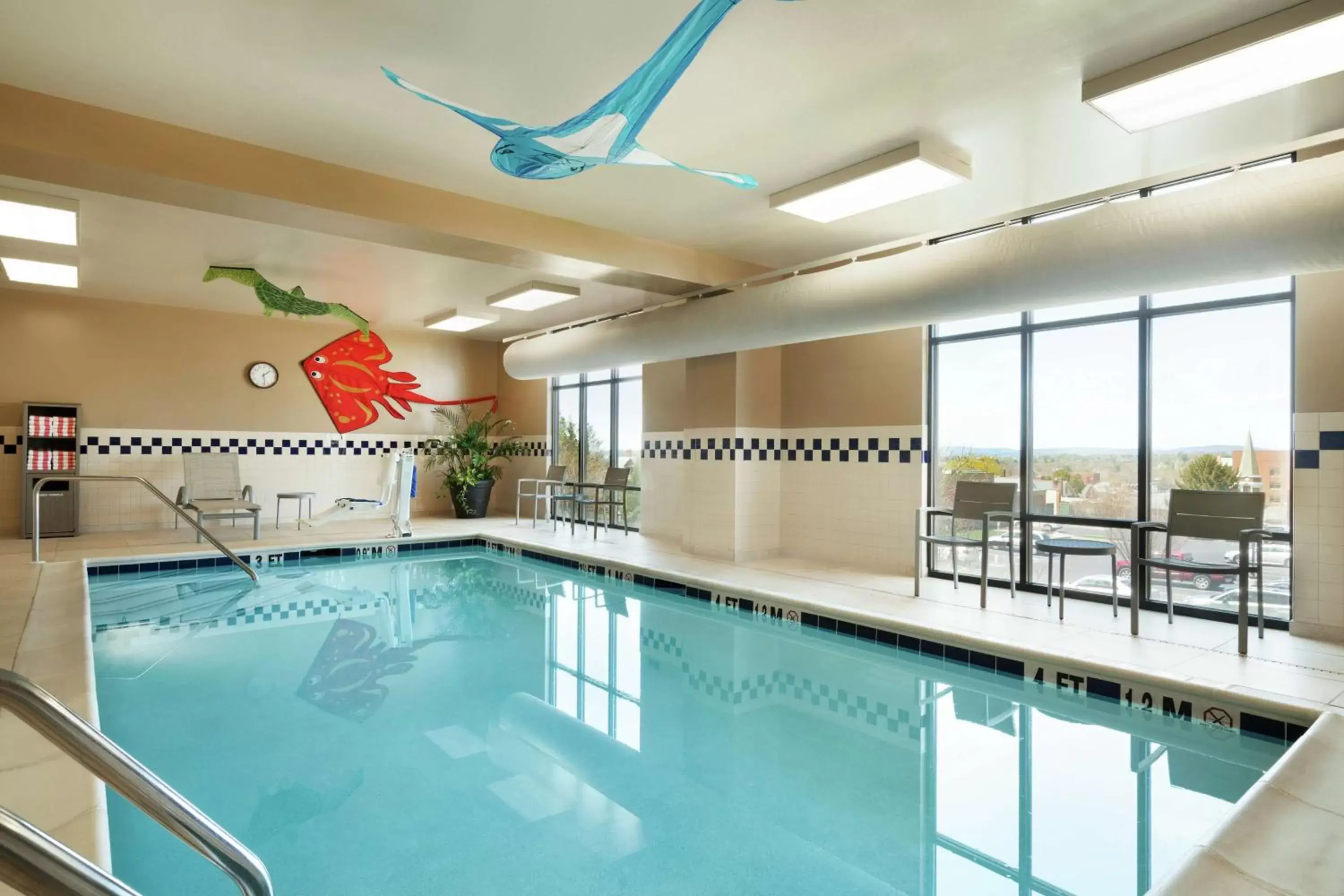 Pool view, Swimming Pool in Hampton Inn & Suites Ephrata - Mountain Springs