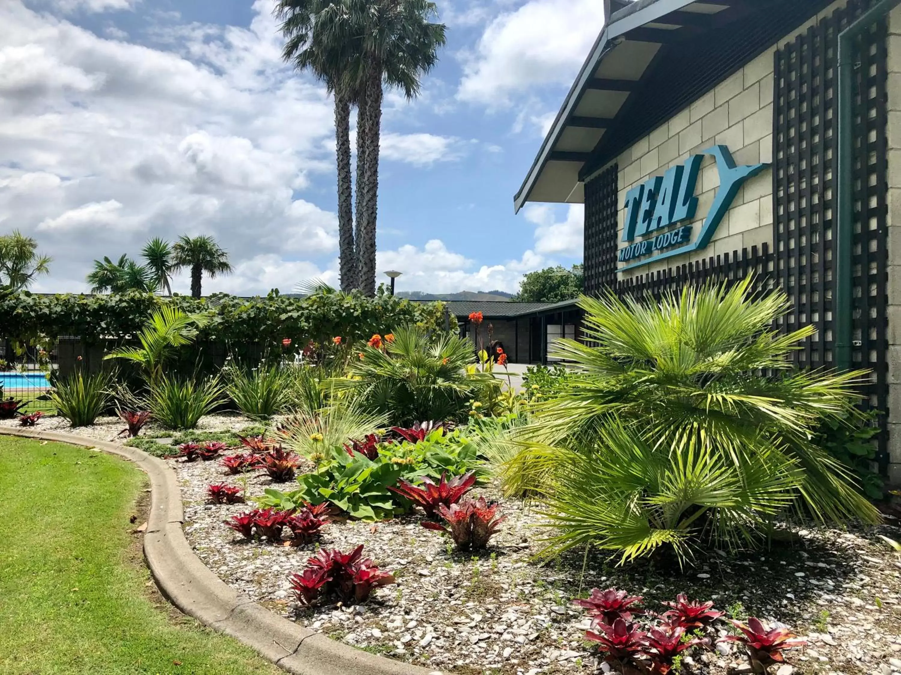 Garden, Property Building in Teal Motor Lodge