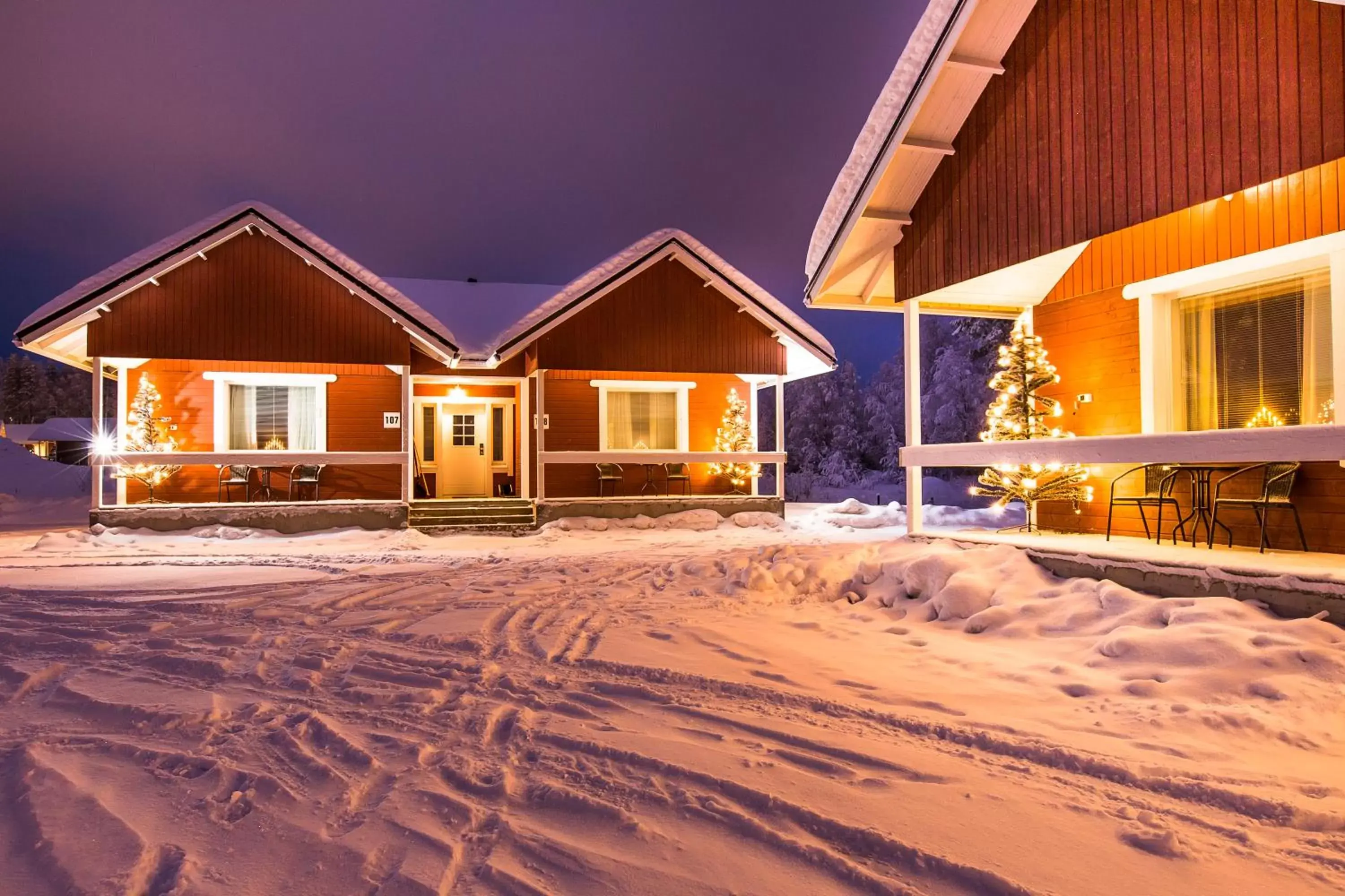 Property building, Winter in Santa Claus Holiday Village