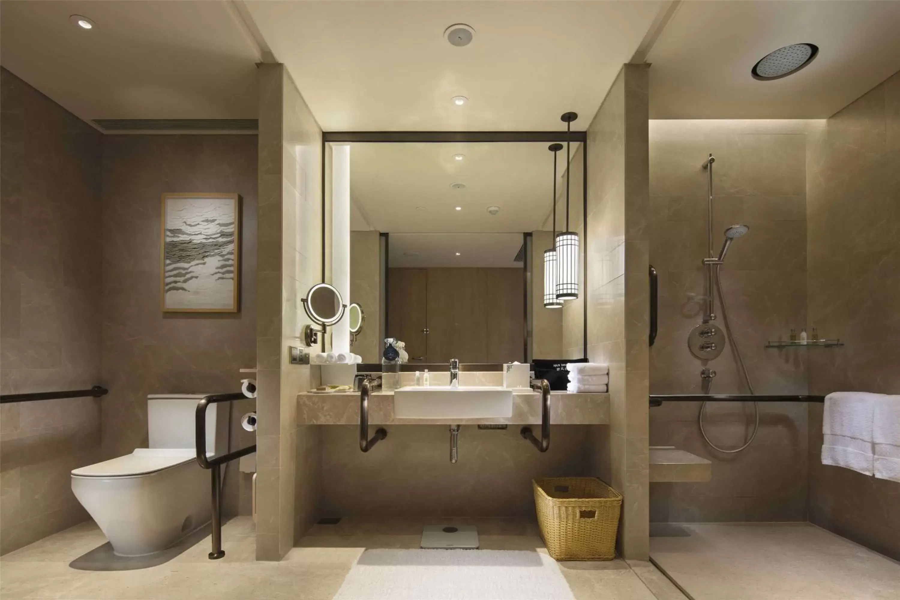 Bathroom in Hilton Shenzhen Shekou Nanhai