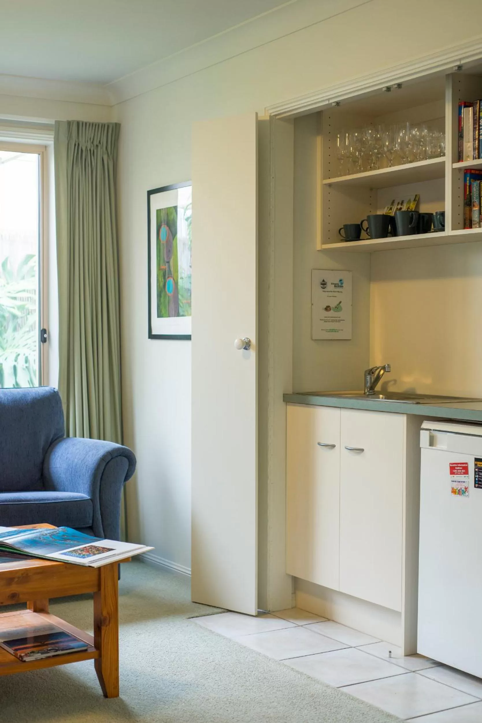 Communal kitchen in Bellevue Bed & Breakfast