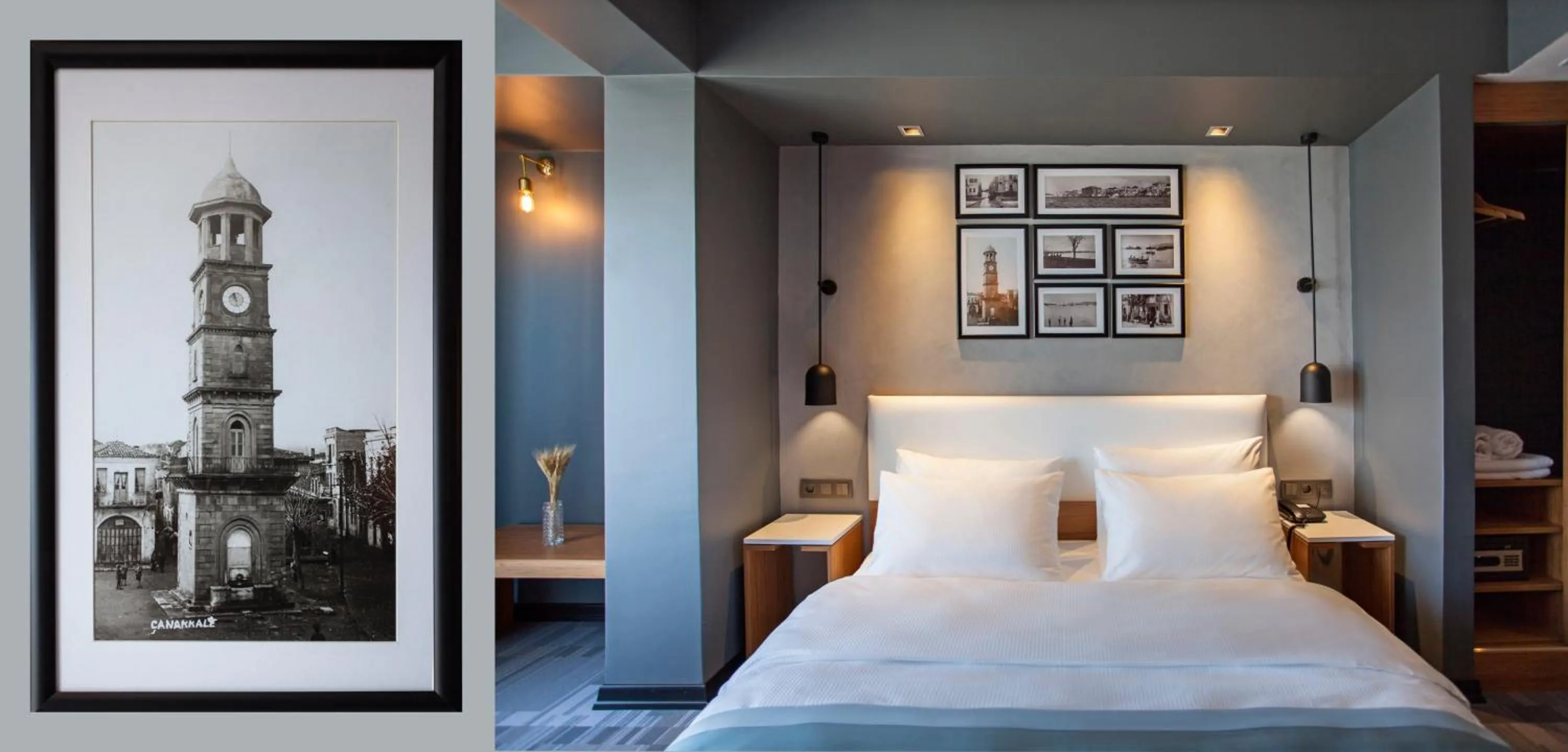 Decorative detail, Bed in Hotel Cura