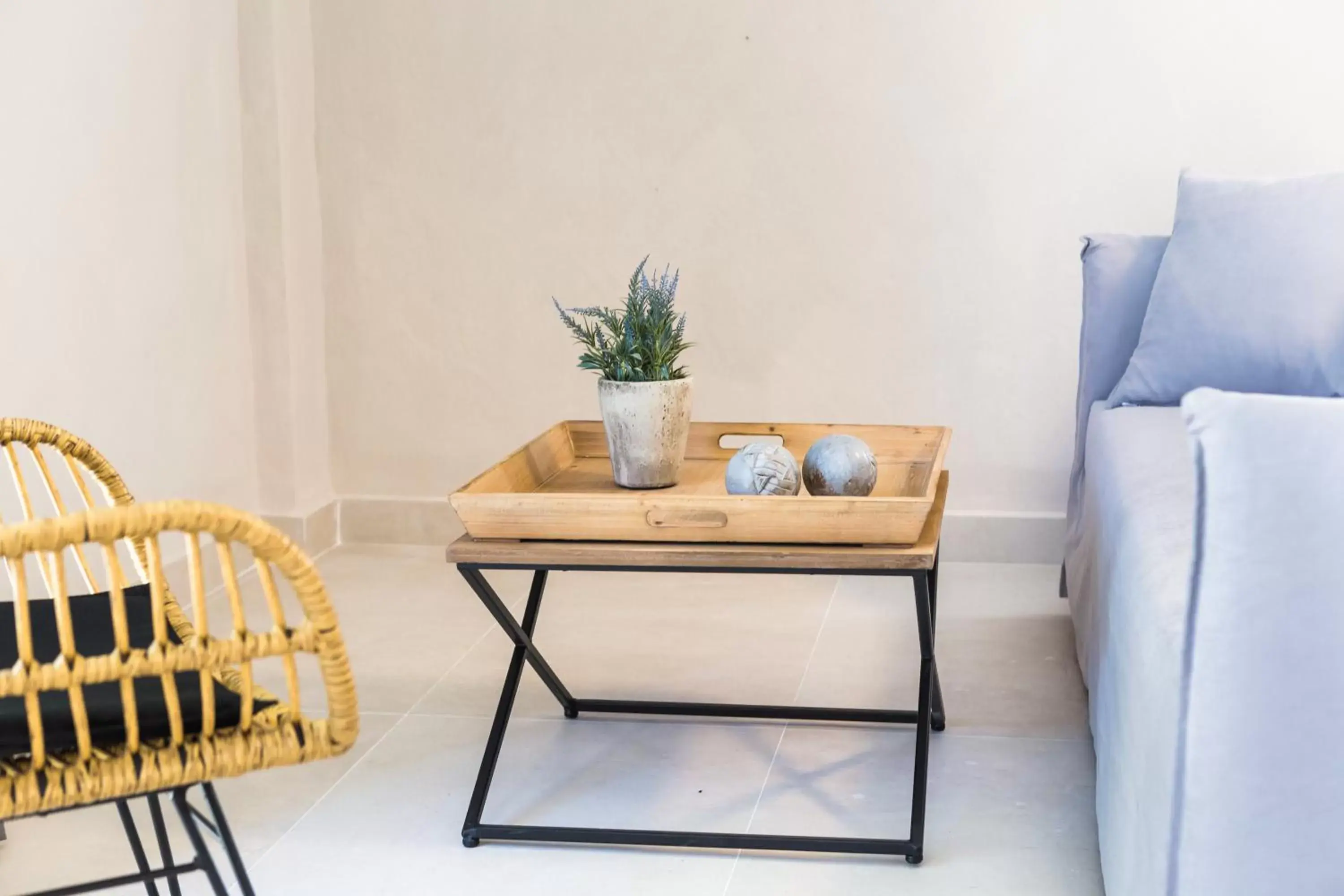 Decorative detail, Seating Area in Calmare suites