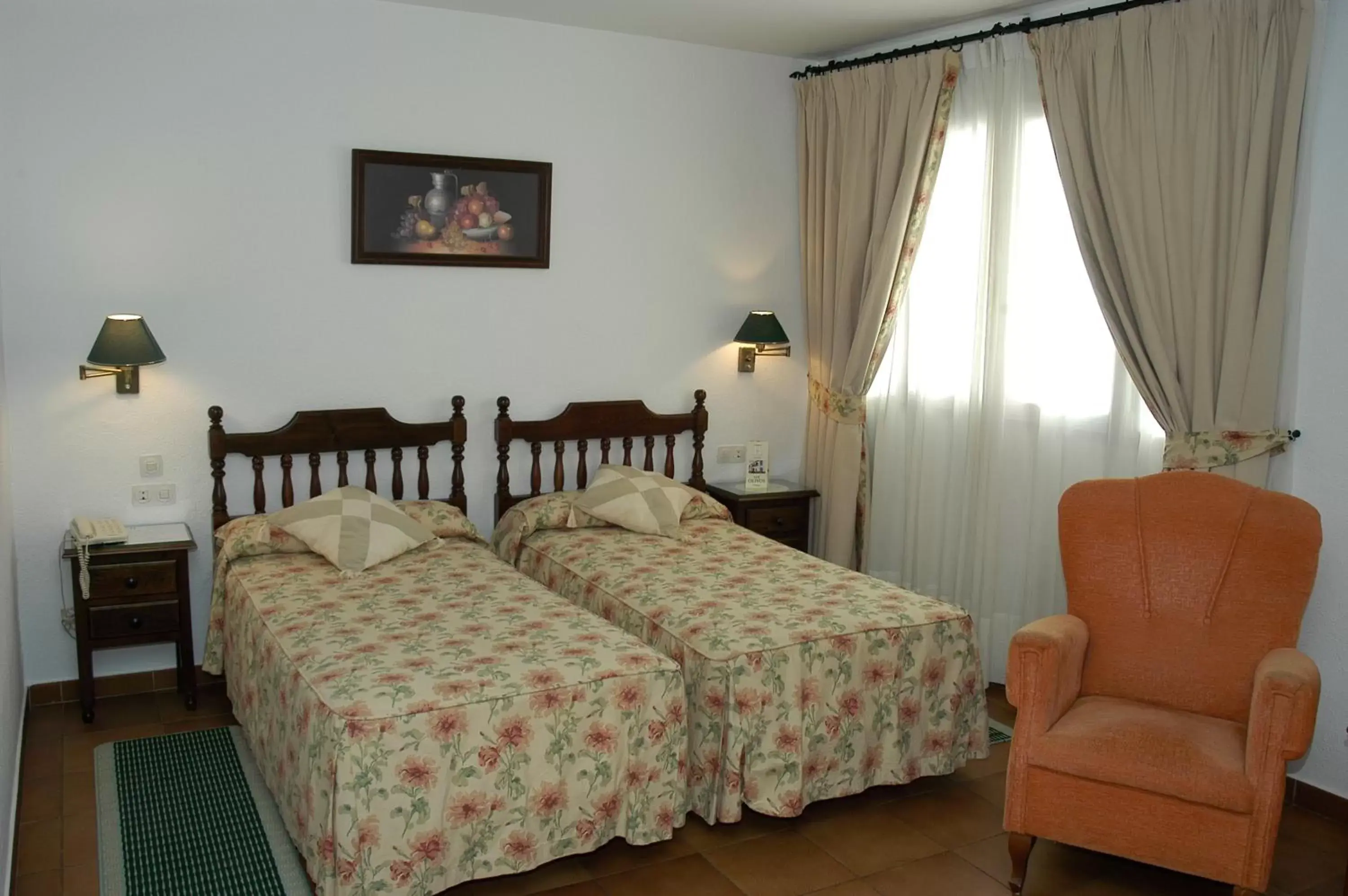 Bed in Hotel Los Olivos
