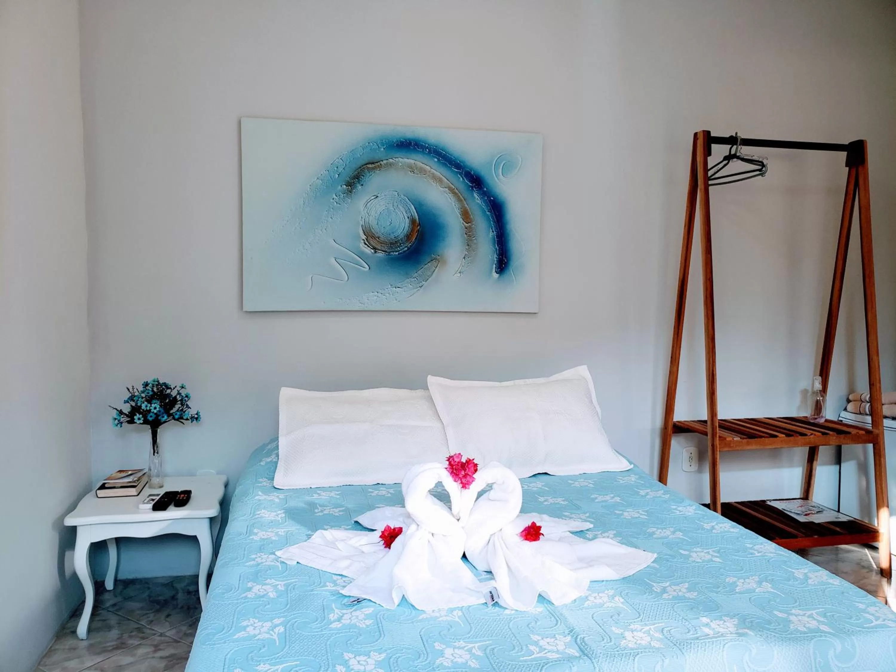 Bed in Pousada Recanto Das Emerências