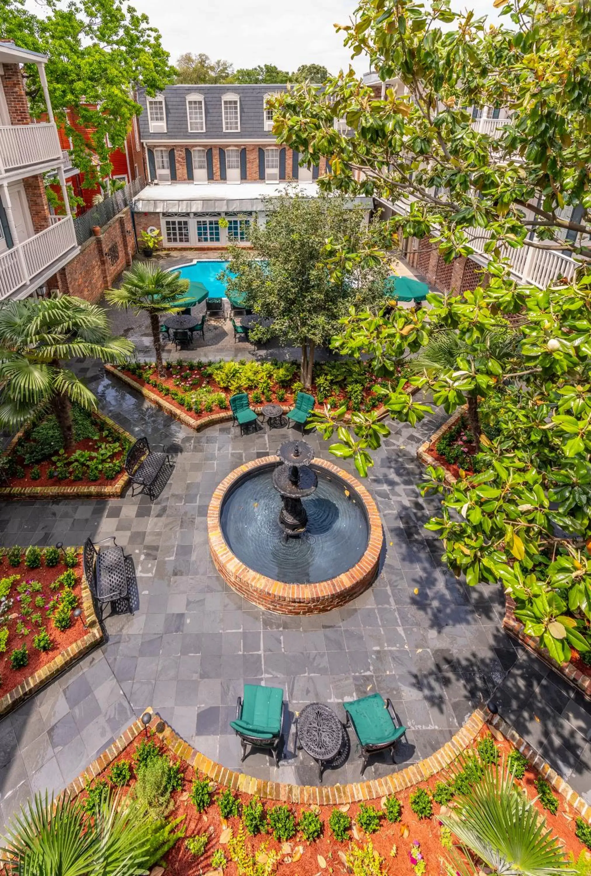 Bird's eye view in Best Western Plus French Quarter Courtyard Hotel Bird's eye view in Best Western Plus French Quarter Courtyard Hotel