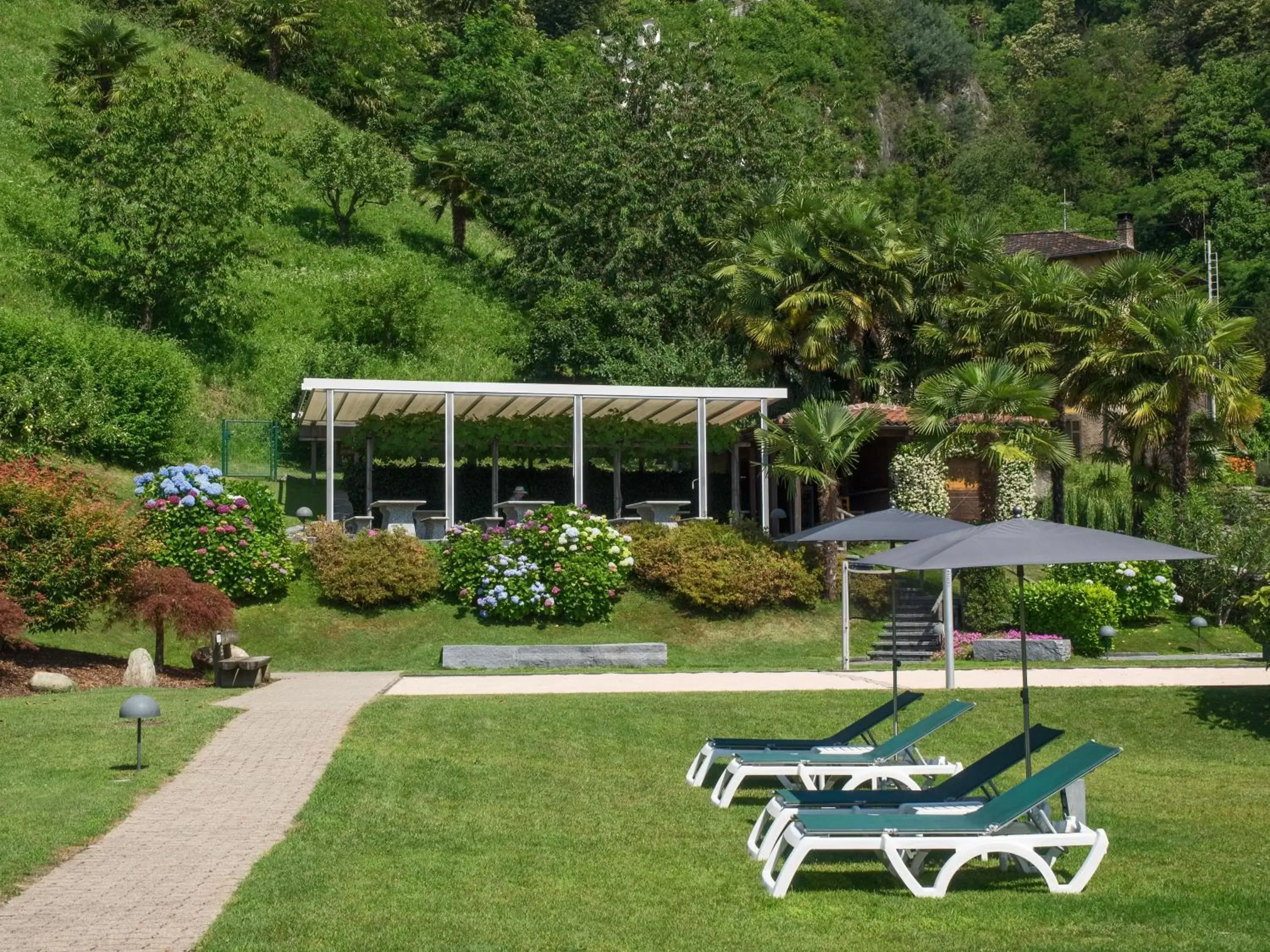 Garden in Hotel Belvedere Locarno