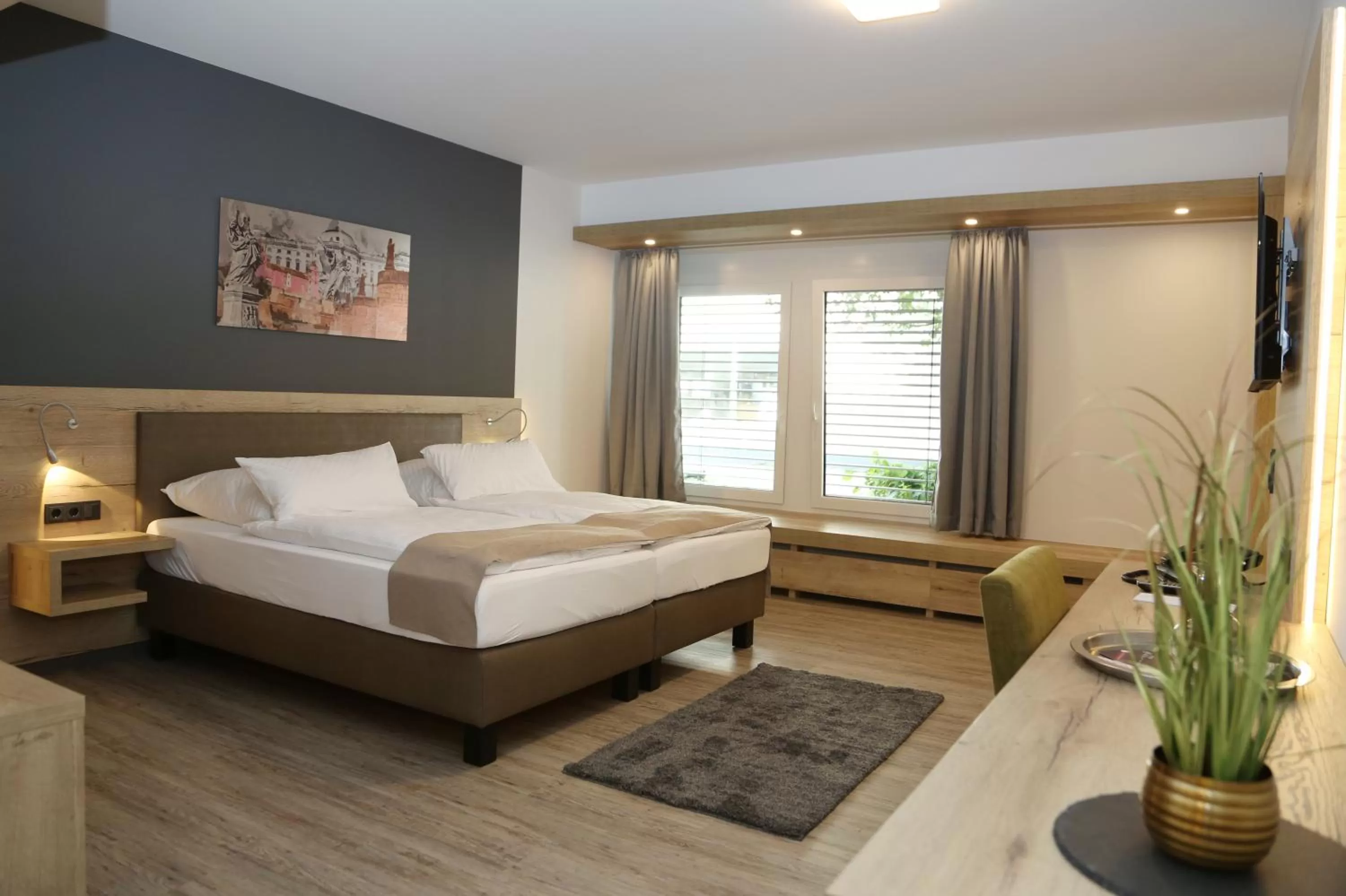 Photo of the whole room, Bed in Hotel Lindleinsmühle