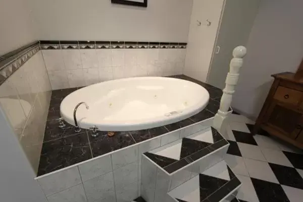 Hot Tub, Bathroom in Lazy River Motor Inn