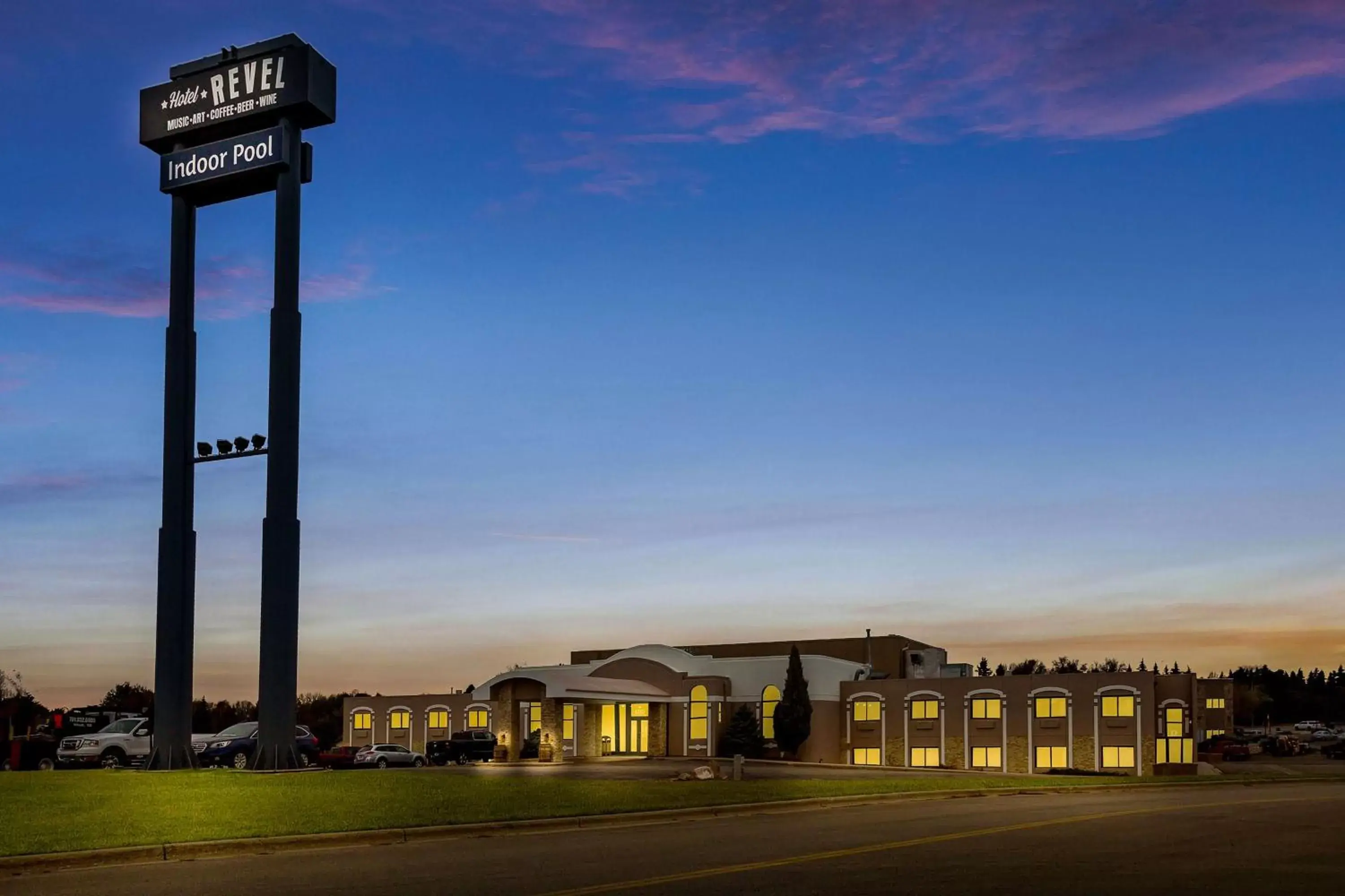 Property building in Revel Hotel Minot - SureStay Collection by Best Western
