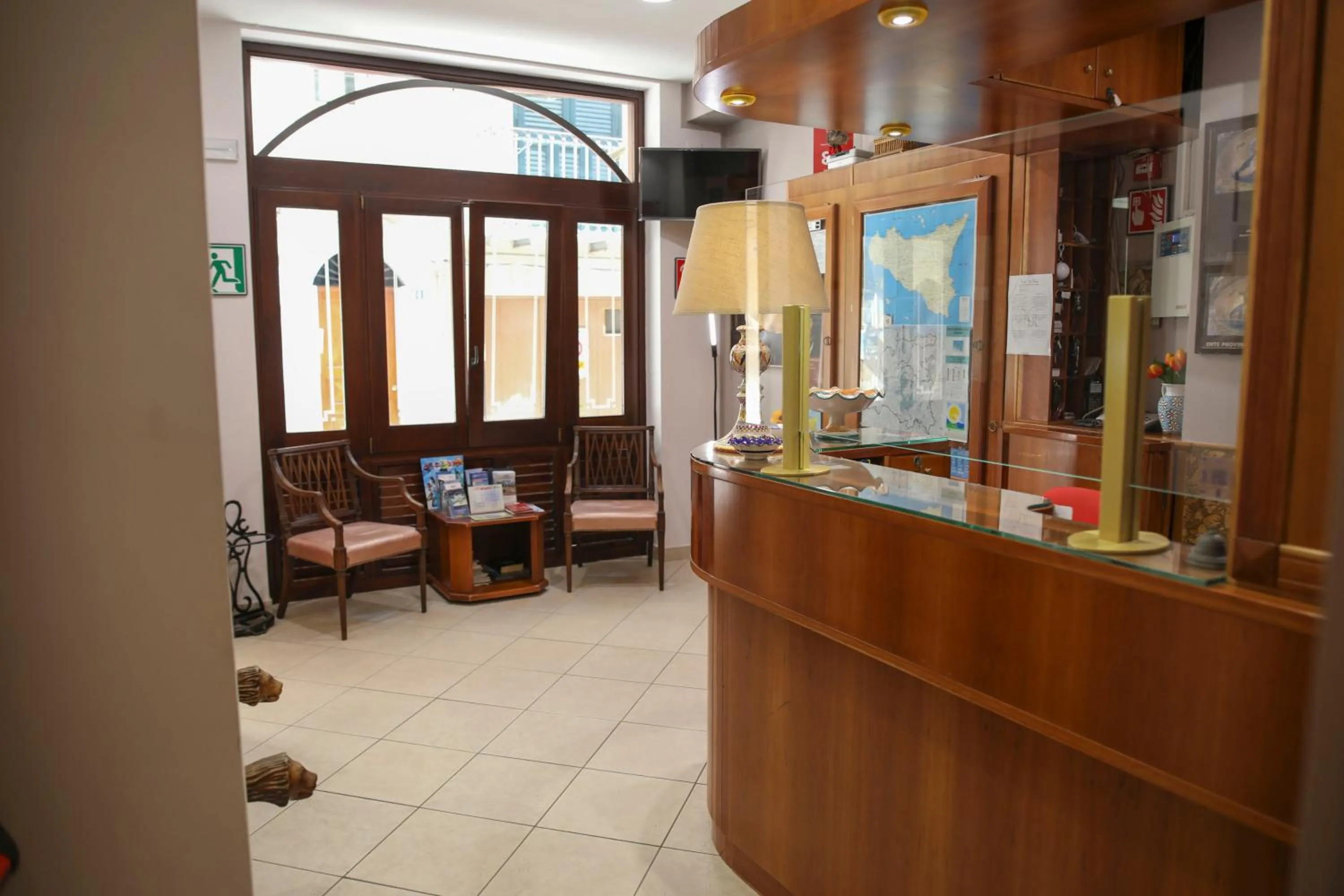 Lobby or reception in Hotel La Giara