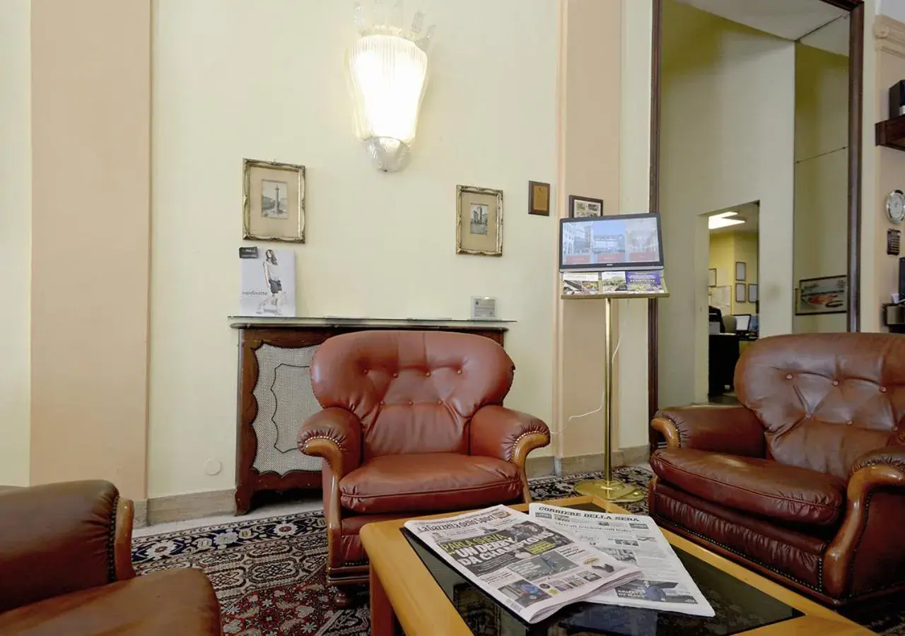 Lobby or reception, Seating Area in Hotel Mediterranee