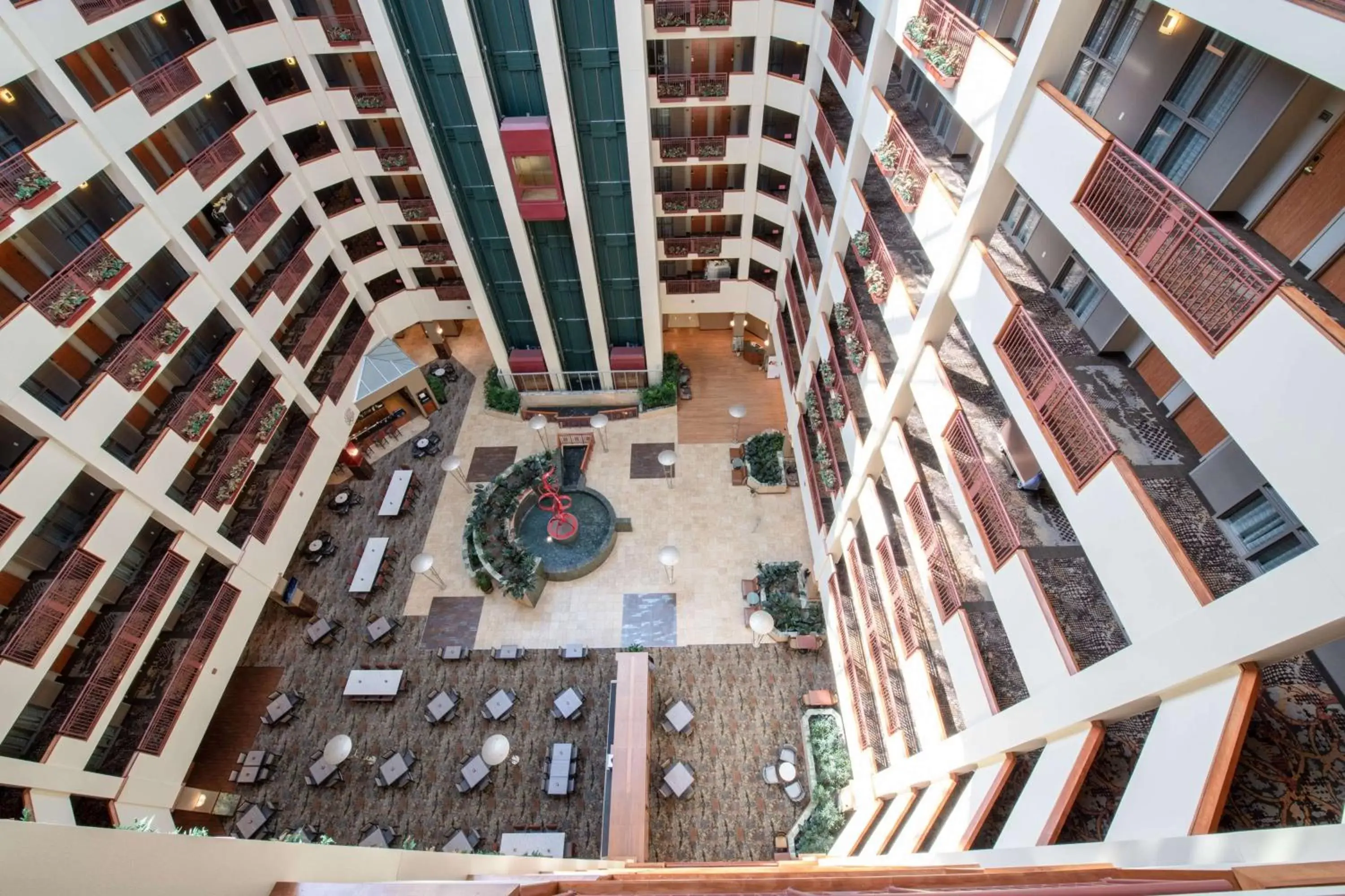 Lobby or reception, Bird's-eye View in Embassy Suites Northwest Arkansas - Hotel, Spa & Convention Center