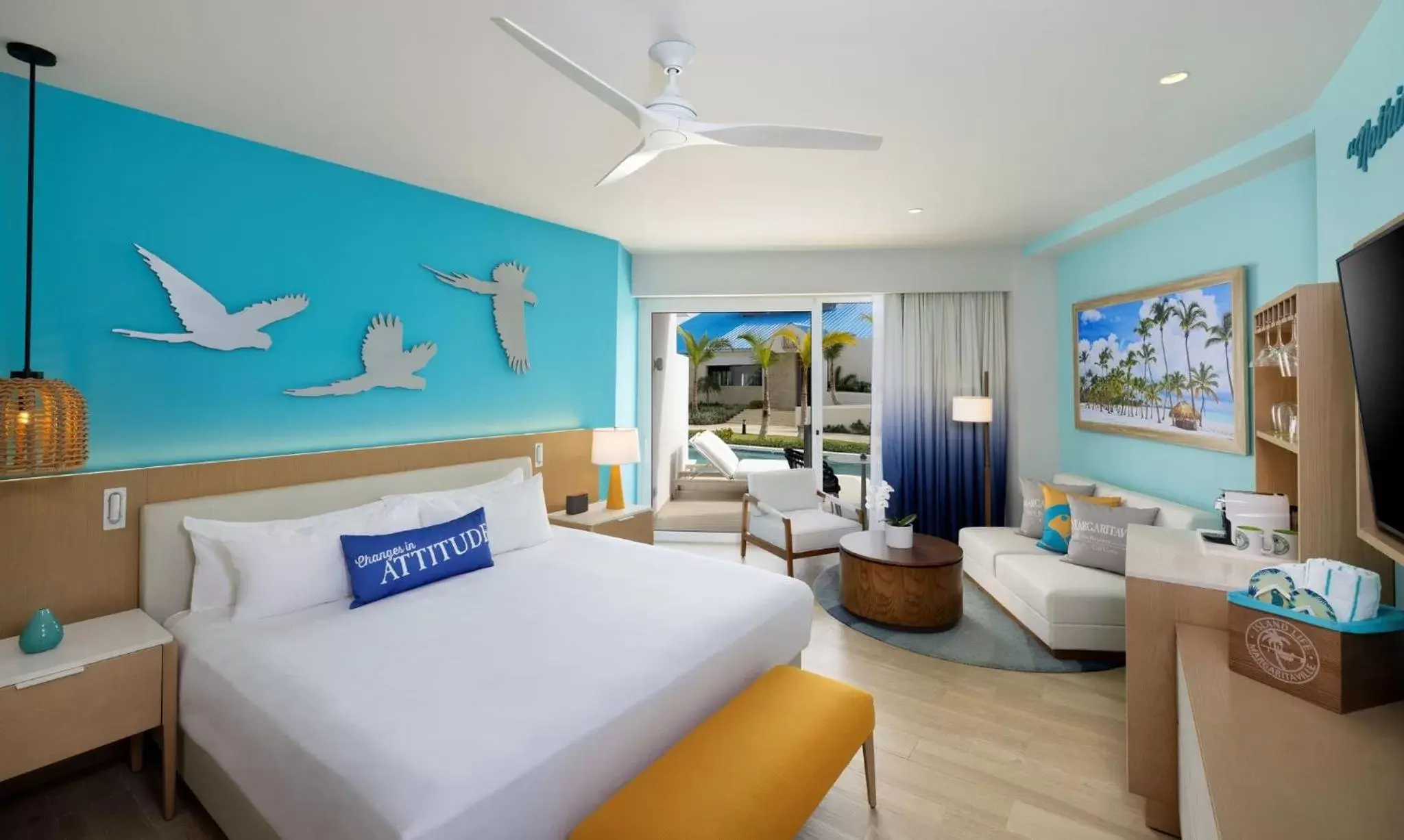 Photo of the whole room in Margaritaville Beach Resort Cap Cana Wave - An All-Inclusive Experience for All