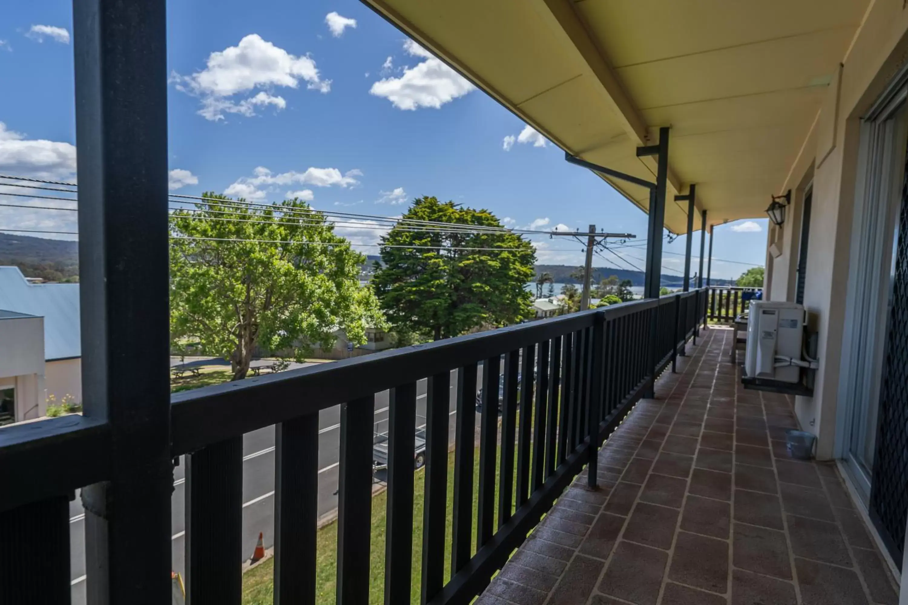 Balcony/Terrace in Halfway Motel