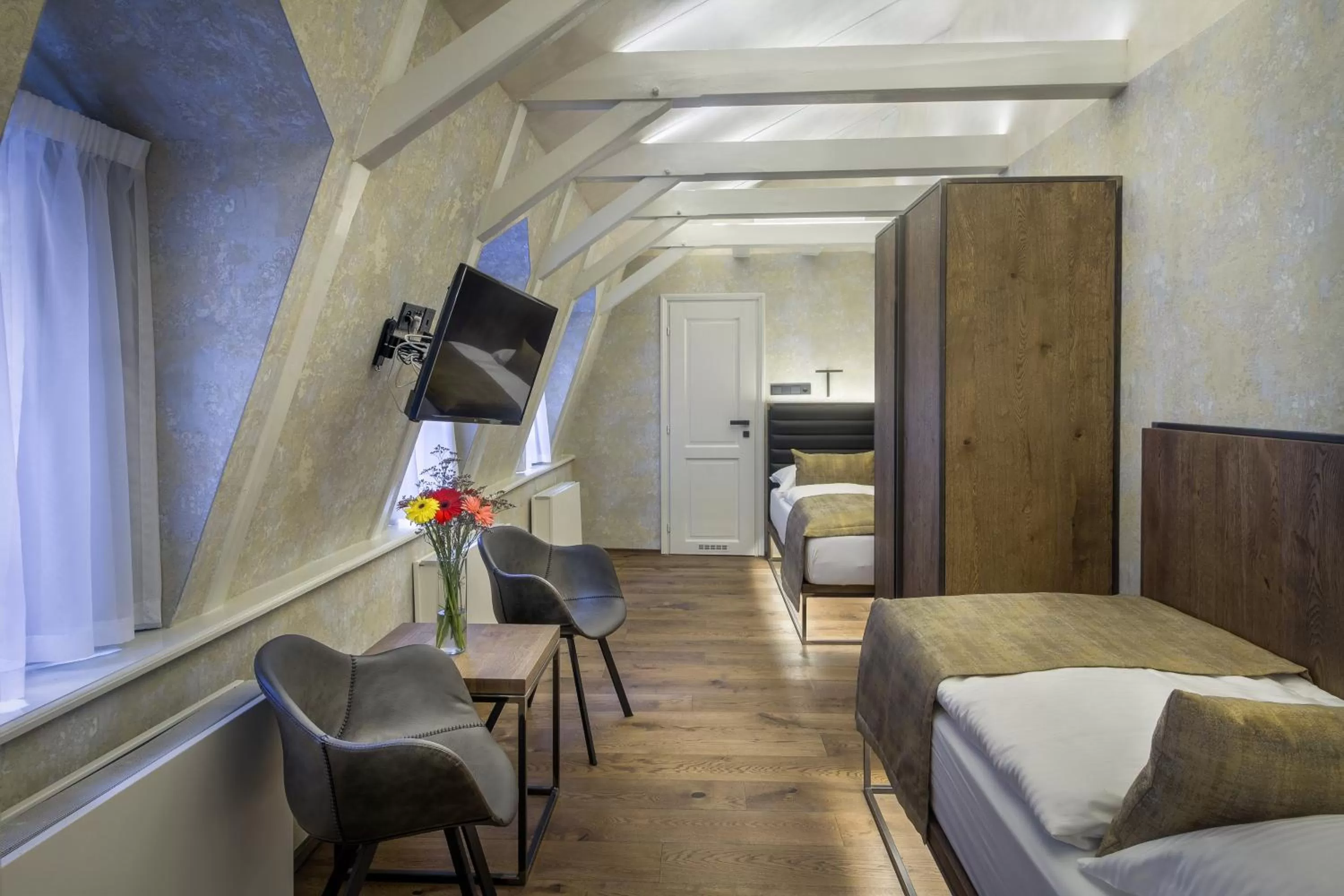 Bedroom, Bed in Hotel Waldstein