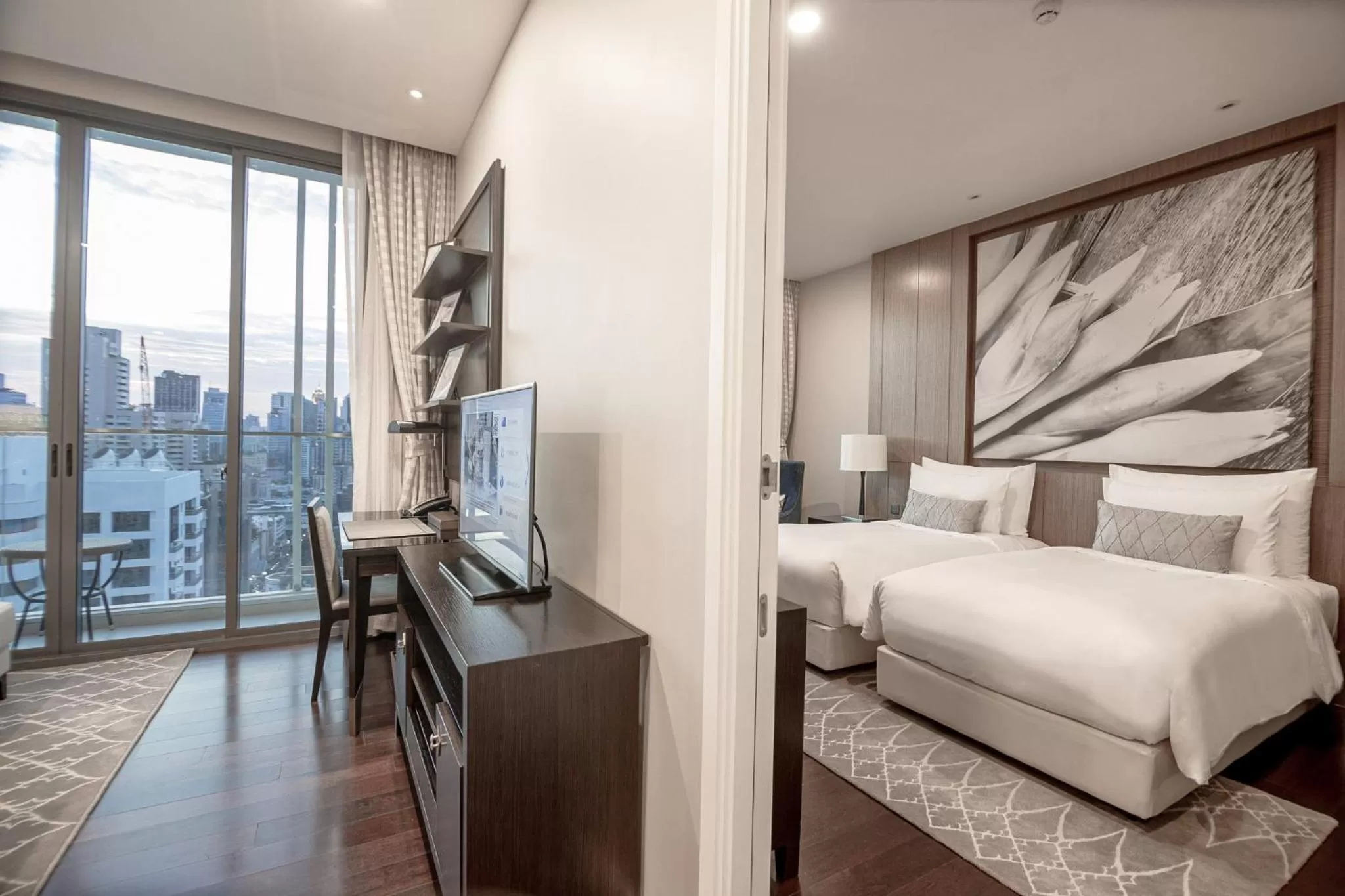 Bedroom, Bed in 137 Pillars Residences Bangkok