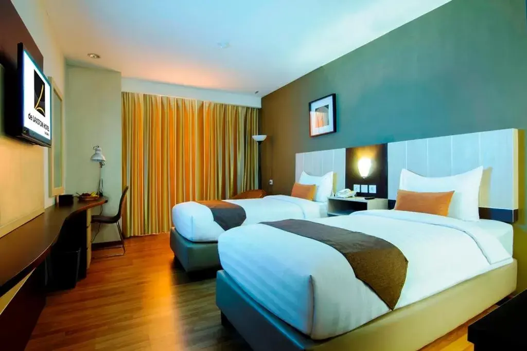 Bed in De Laxston Hotel Yogyakarta, Azana Hotels Collection Bed in De Laxston Hotel Yogyakarta, Azana Hotels Collection
