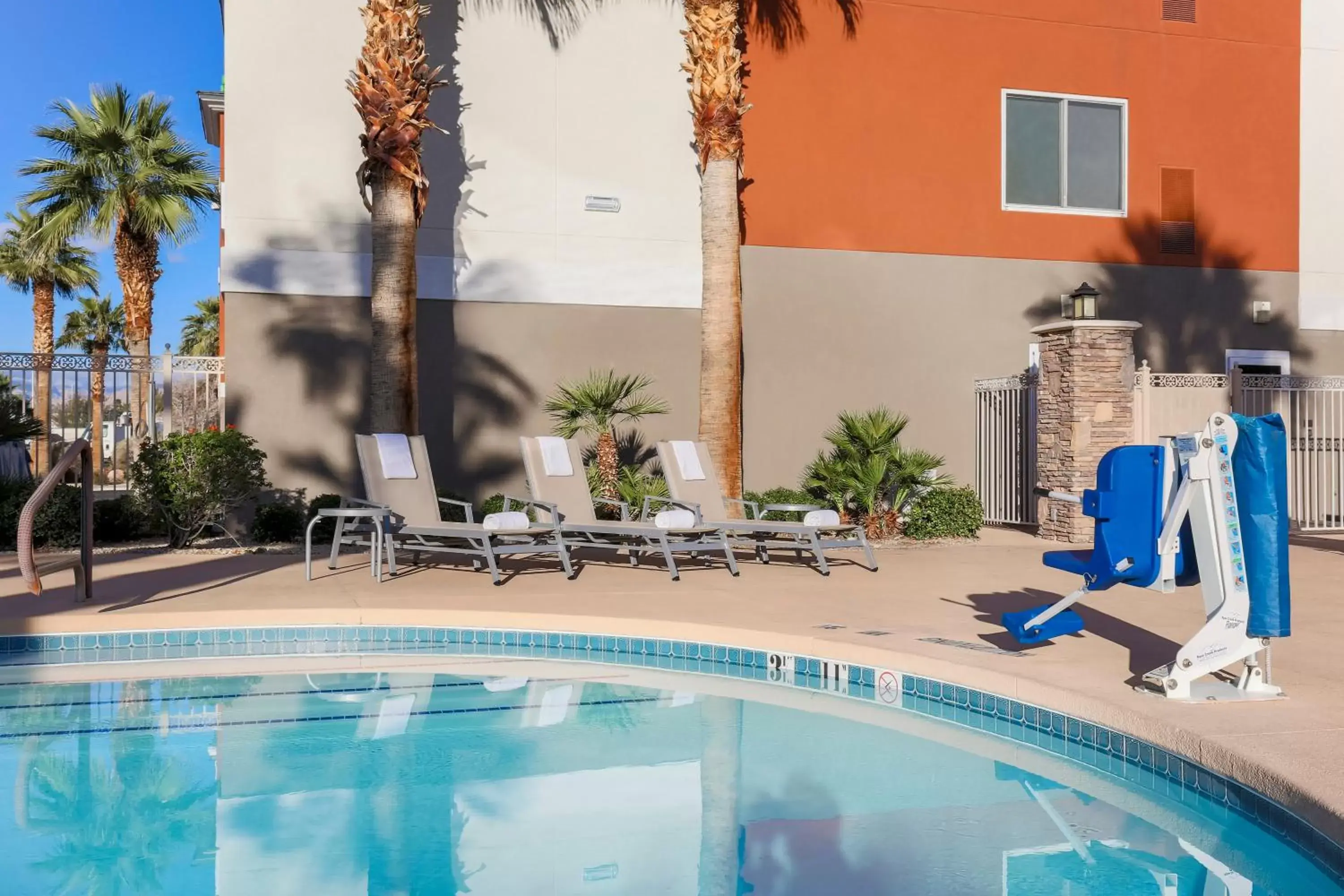 Swimming pool in Holiday Inn Express Las Vegas Stadium Area by IHG Swimming pool in Holiday Inn Express Las Vegas Stadium Area by IHG