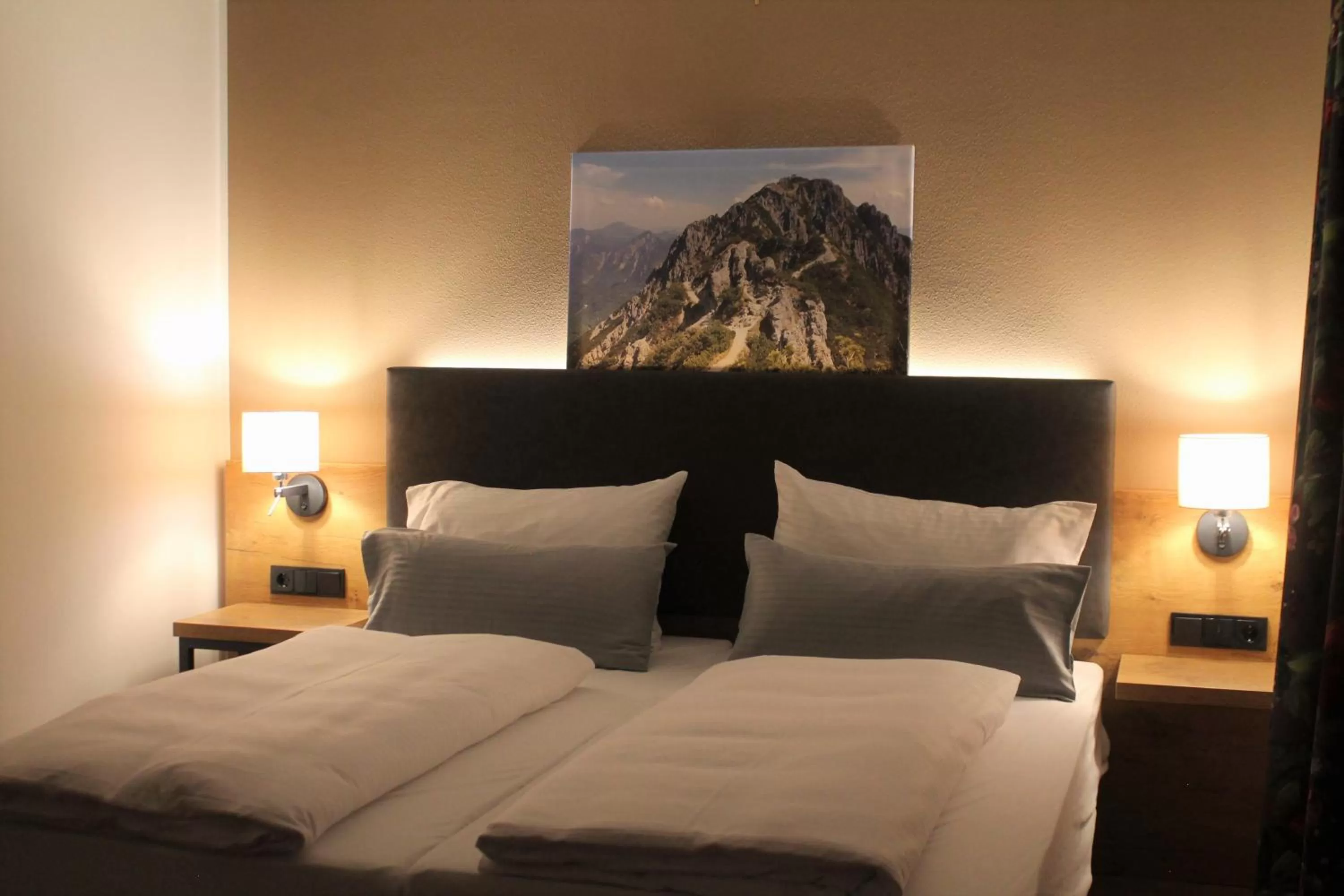 Photo of the whole room, Bed in Gasthaus Steidl