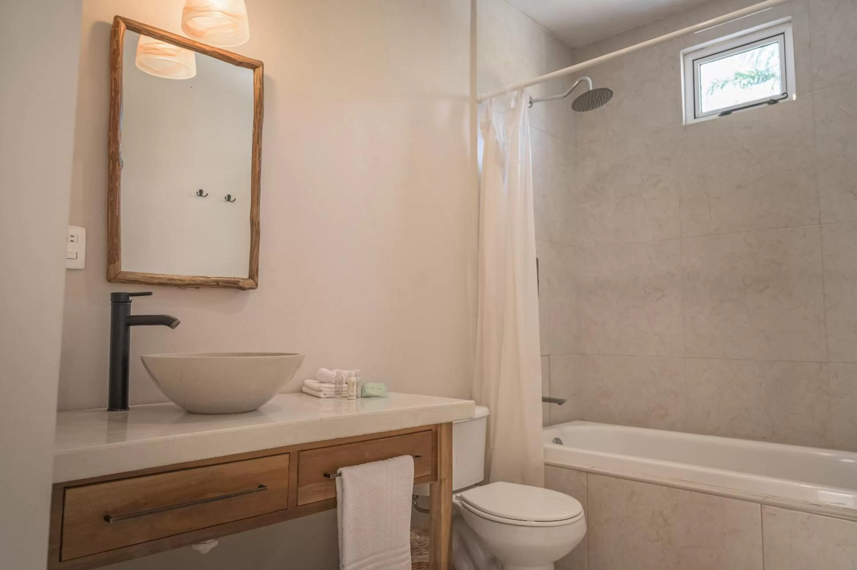 Bathroom in AGAM Hotel Boutique Bacalar - Adults Only