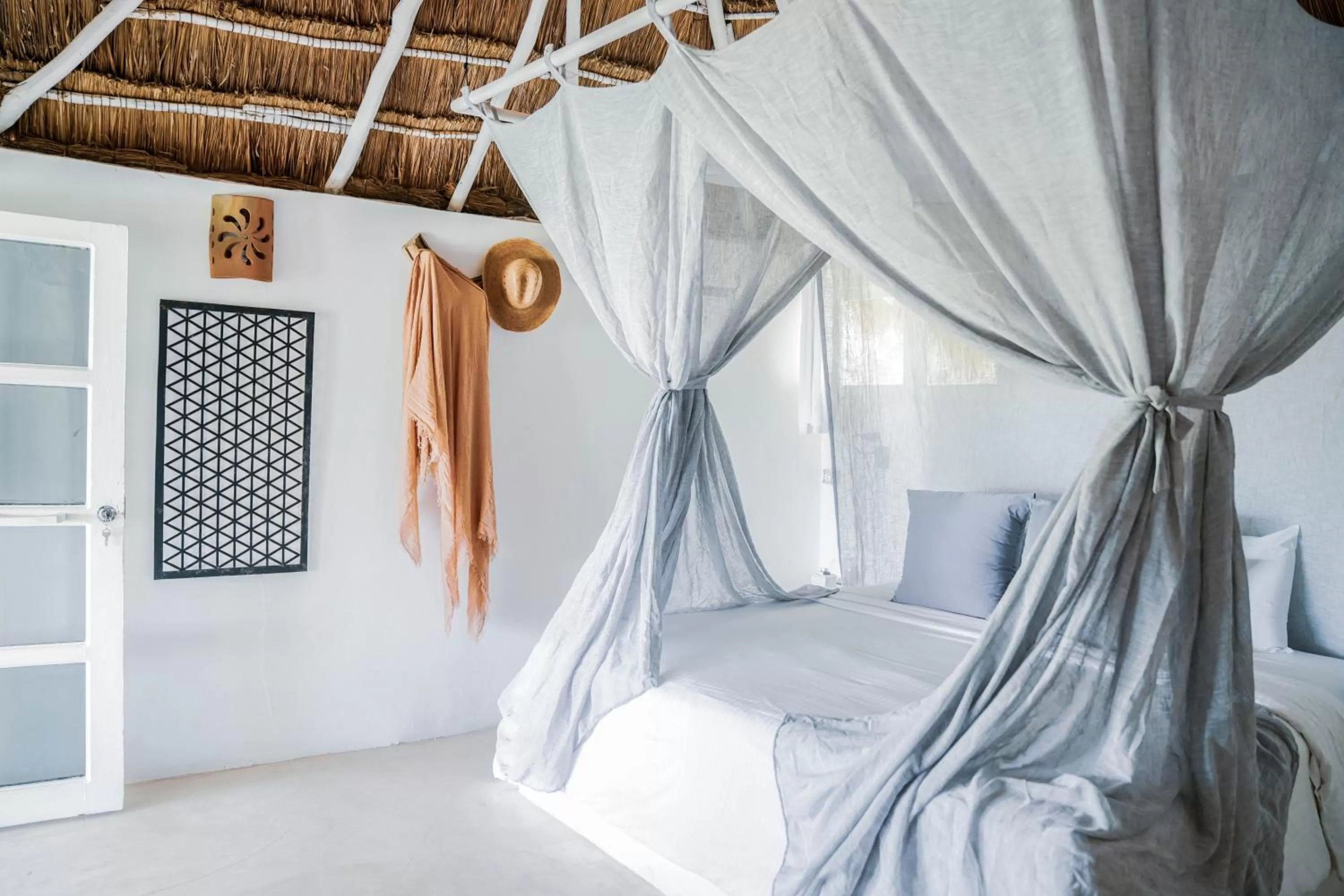 Bed in Coco Tulum Zen Zone Hotel