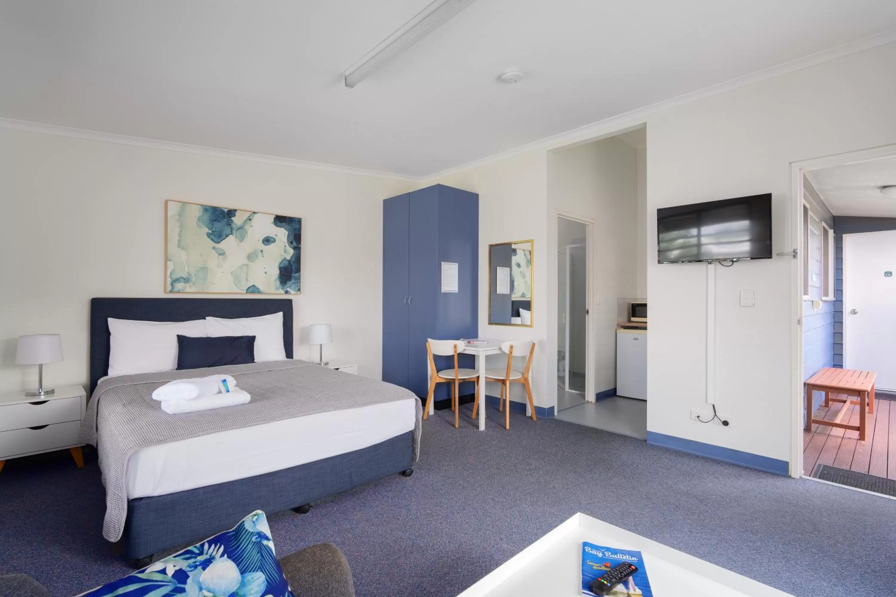 Bedroom, Bed in Tin Can Bay's Sleepy Lagoon Motel