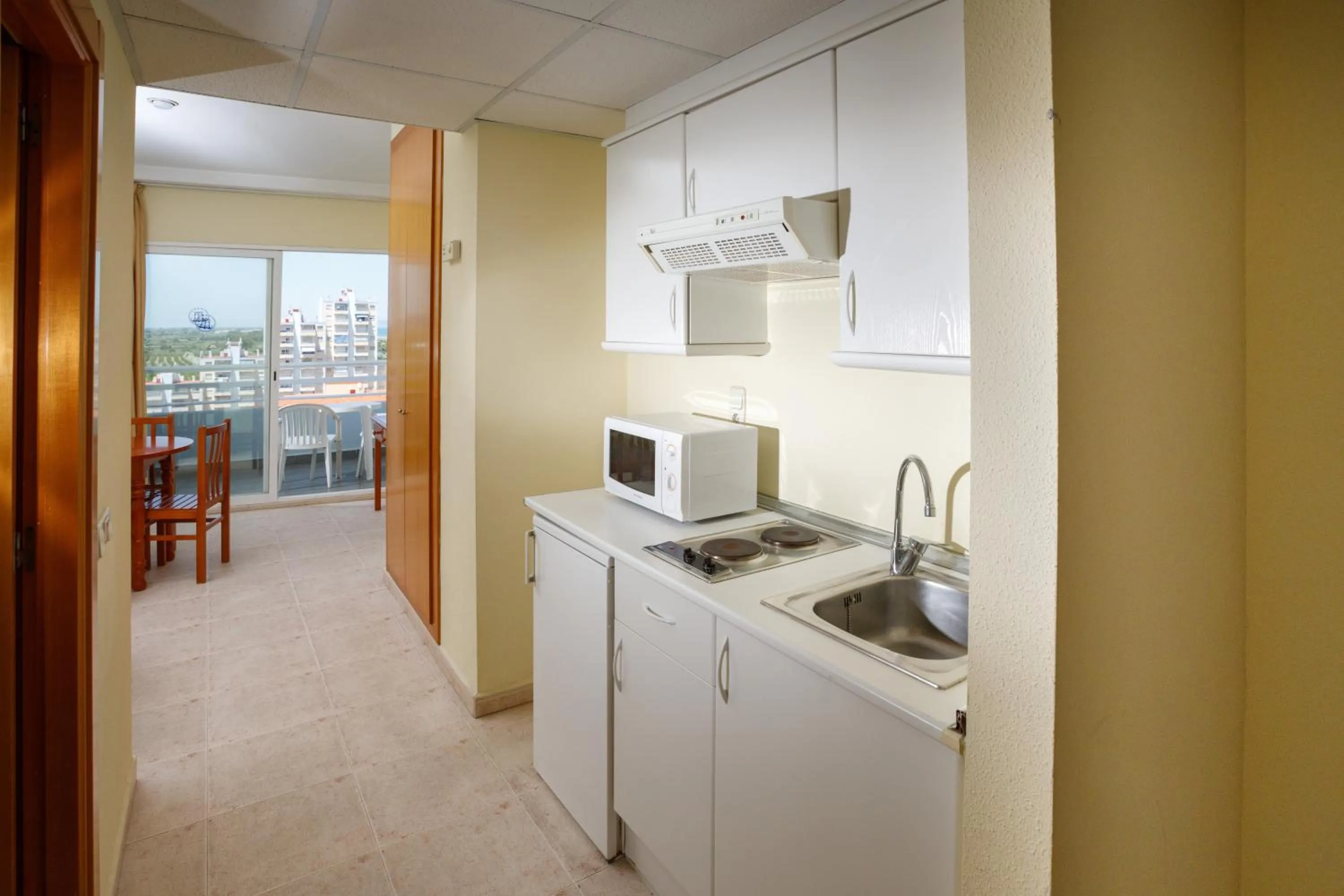 Kitchen or kitchenette in Hotel Tres Anclas