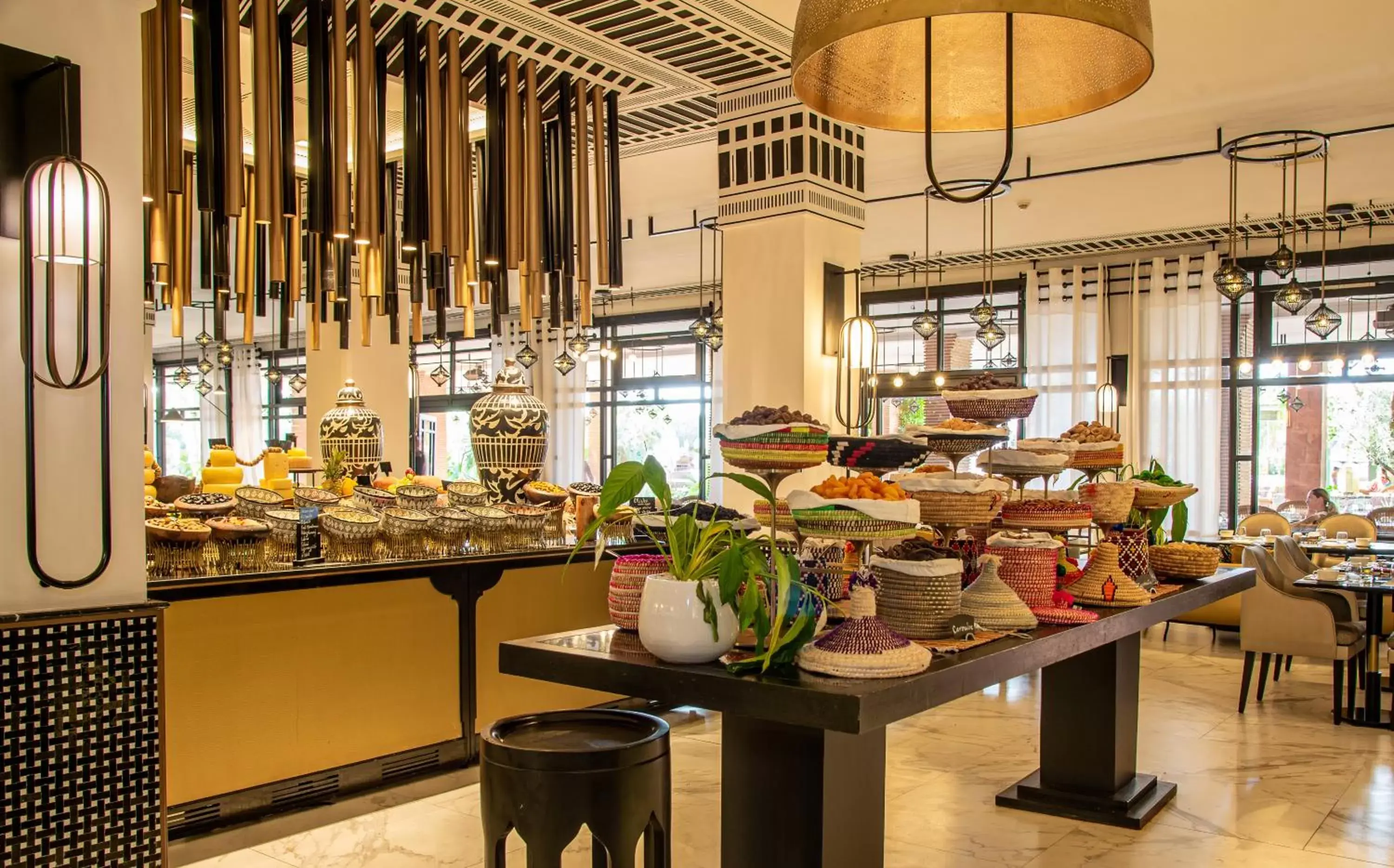 Buffet breakfast, Restaurant/Places to Eat in Sofitel Marrakech Lounge and Spa